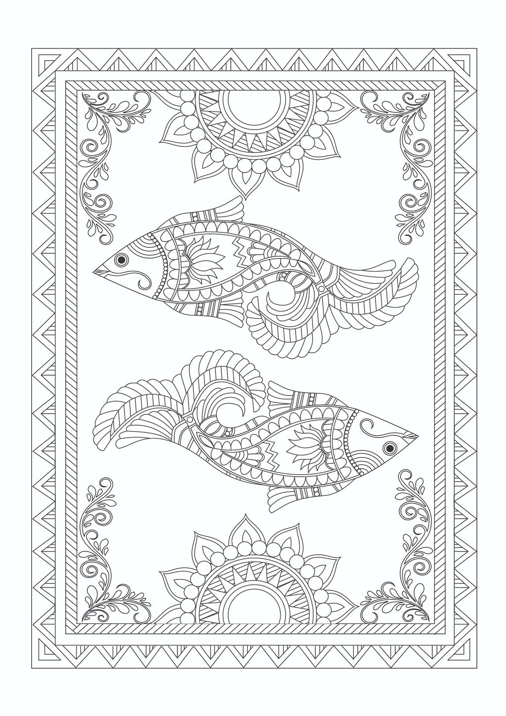 Arts of India Colouring Book