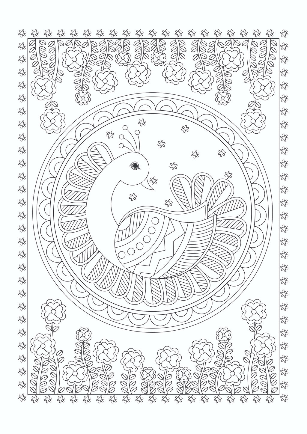 Arts of India Colouring Book