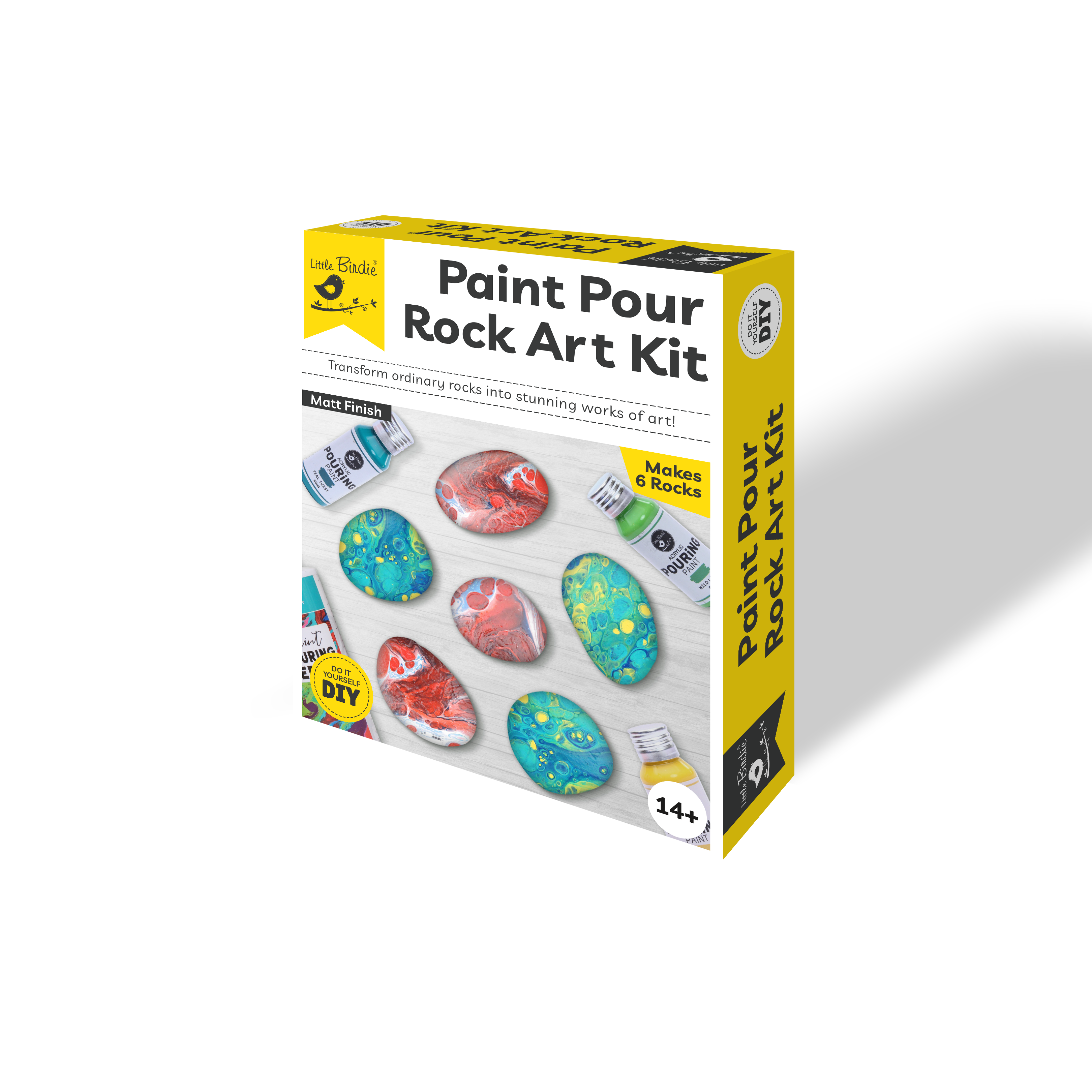 DIY Paint Pour Rock Art Kit 1 Box