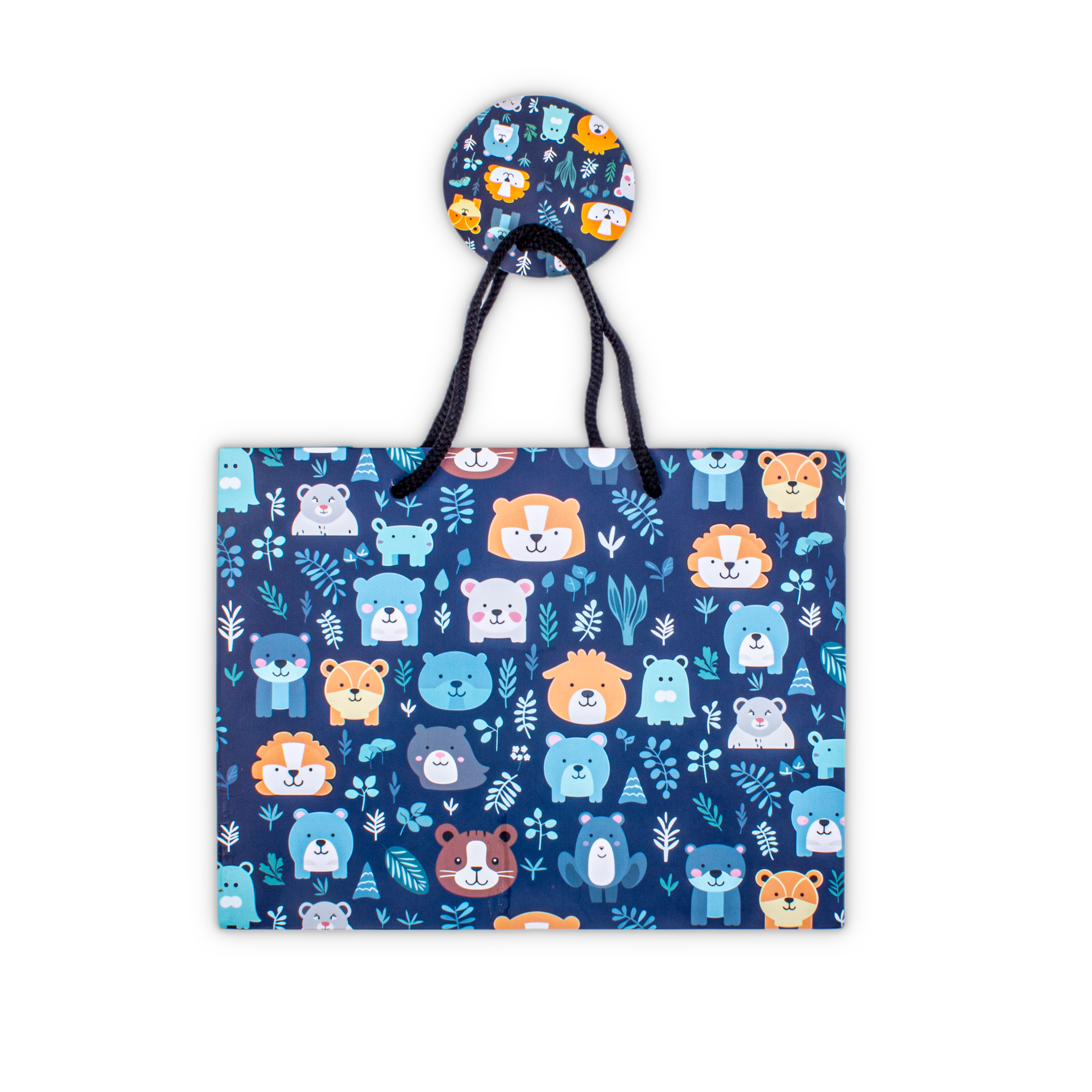 Gift Bag Animal Fun L9 x W7 x D4inch 1pc