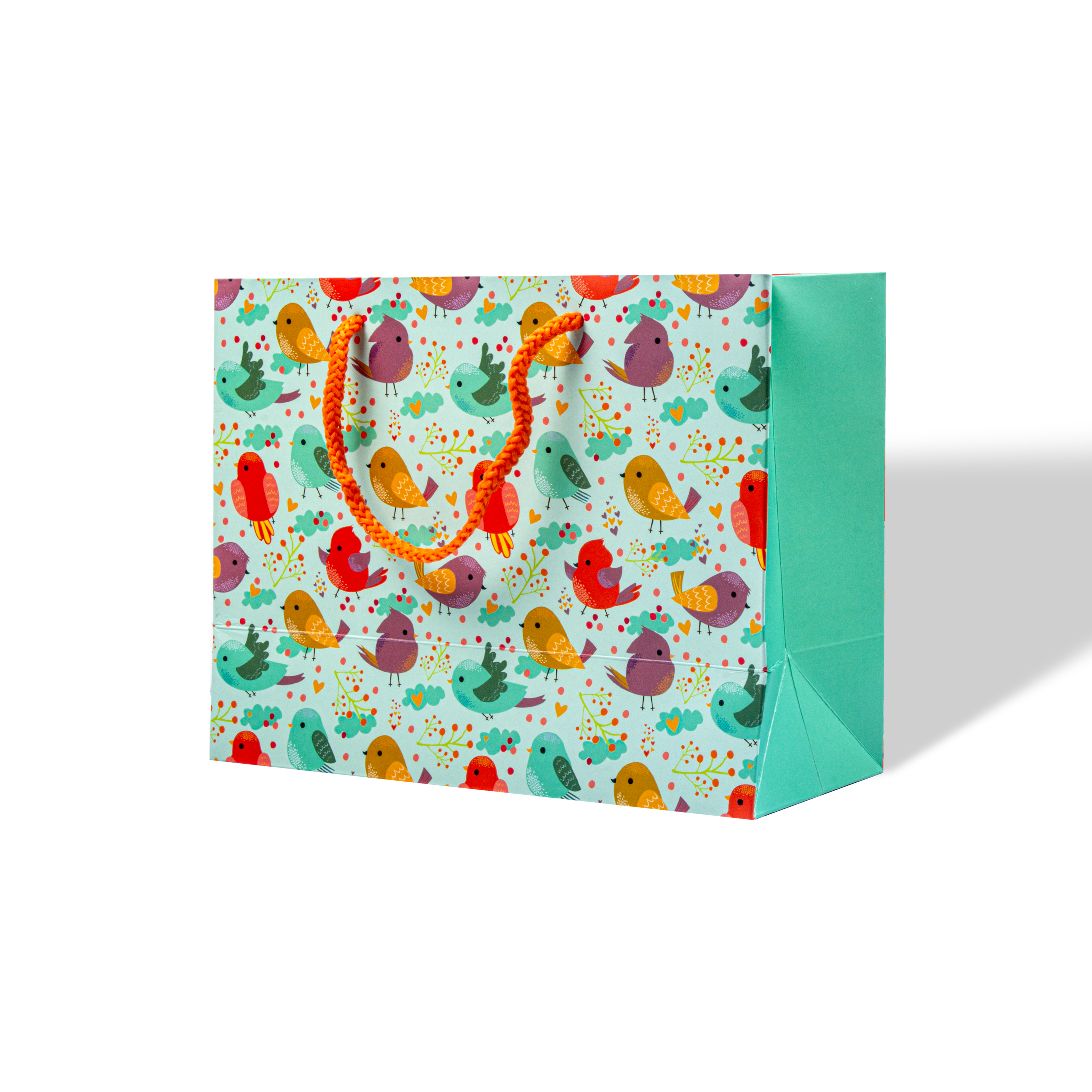 Gift Bag Birds L9 x W7 x D4inch 1pc