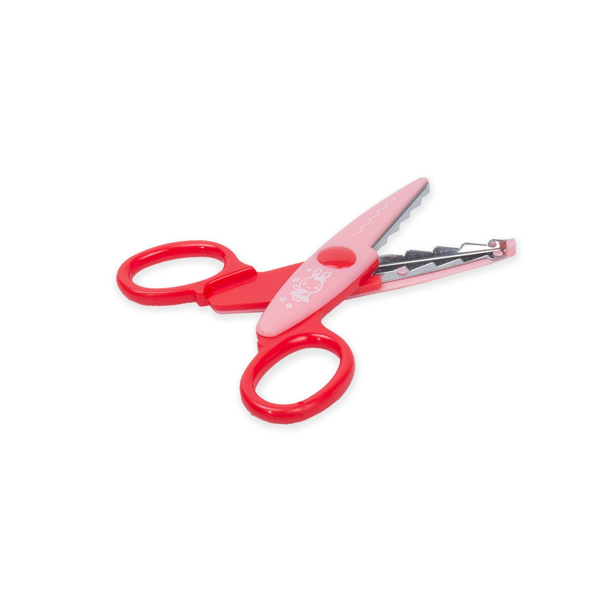 Kids Scissors Slanted Zigzag Design Cutting 1pcs