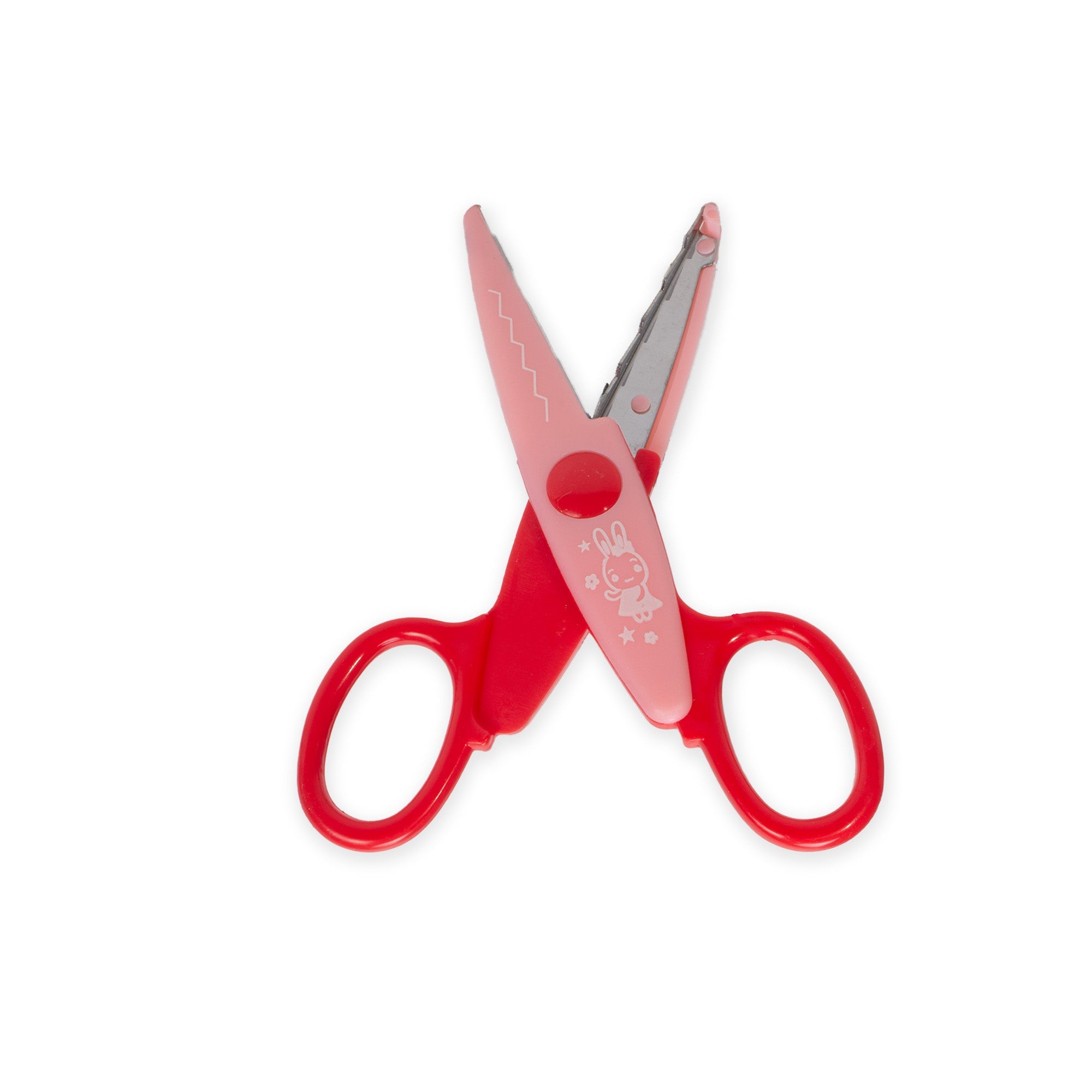 Kids Scissors Ornate Curve Design Cutting 1pcs (Assorted)