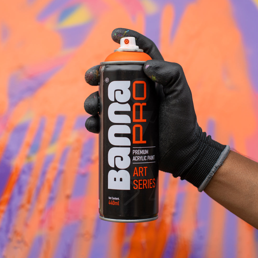 Graffiti Spray Paint Red Orange 400ml Bottle