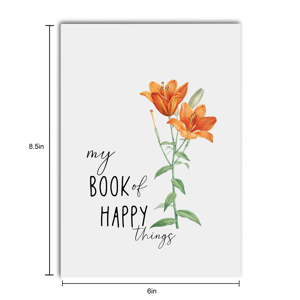 My Book Of Happy Things Ruled Notebook A5 90Gsm 64Pages