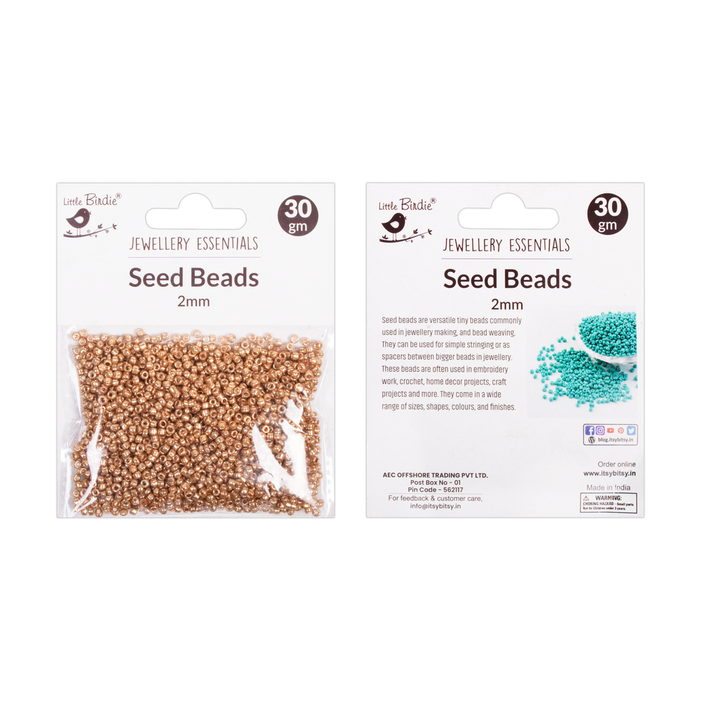 Seed Beads Gold 30G