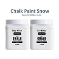 Home Decor Chalk Paint Snow 1Litre X 2 Bottle