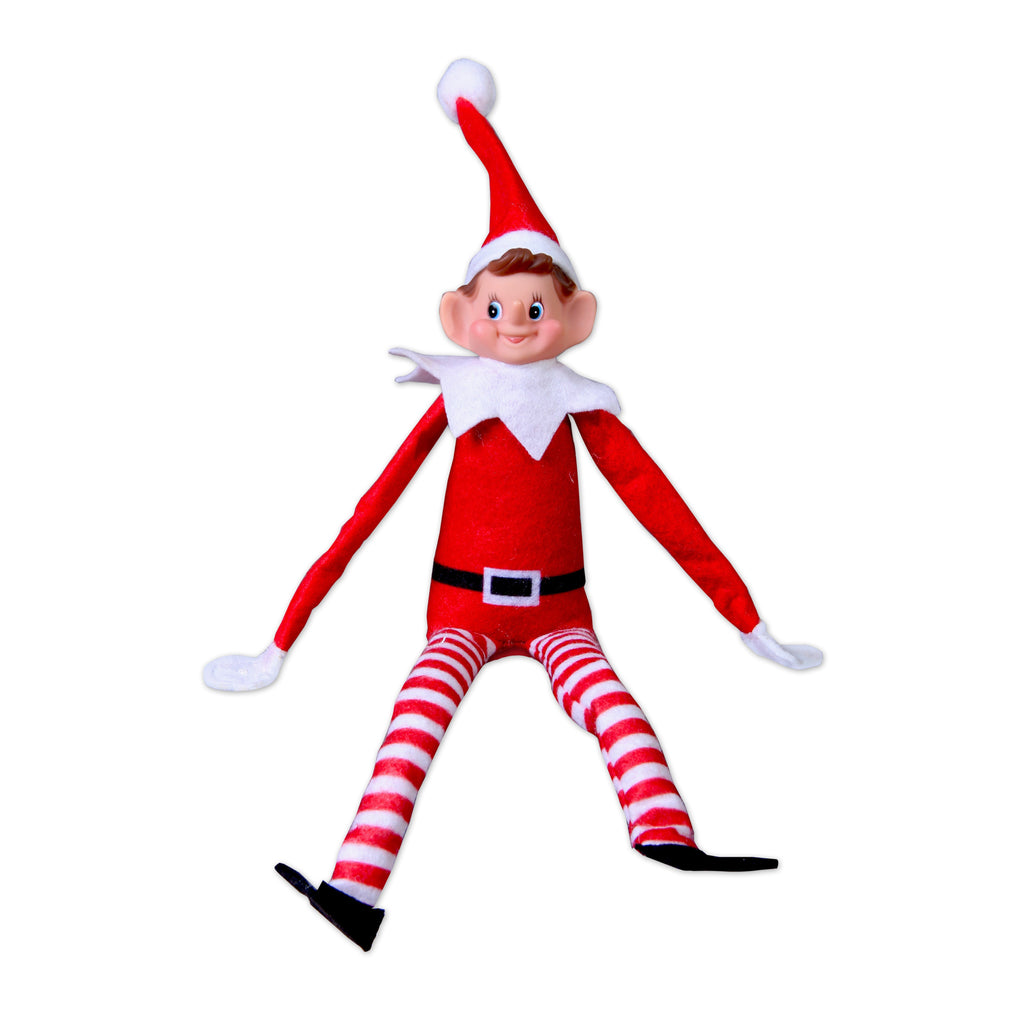 Christmas Shelf Sitting Elf 33Cm 1Pc
