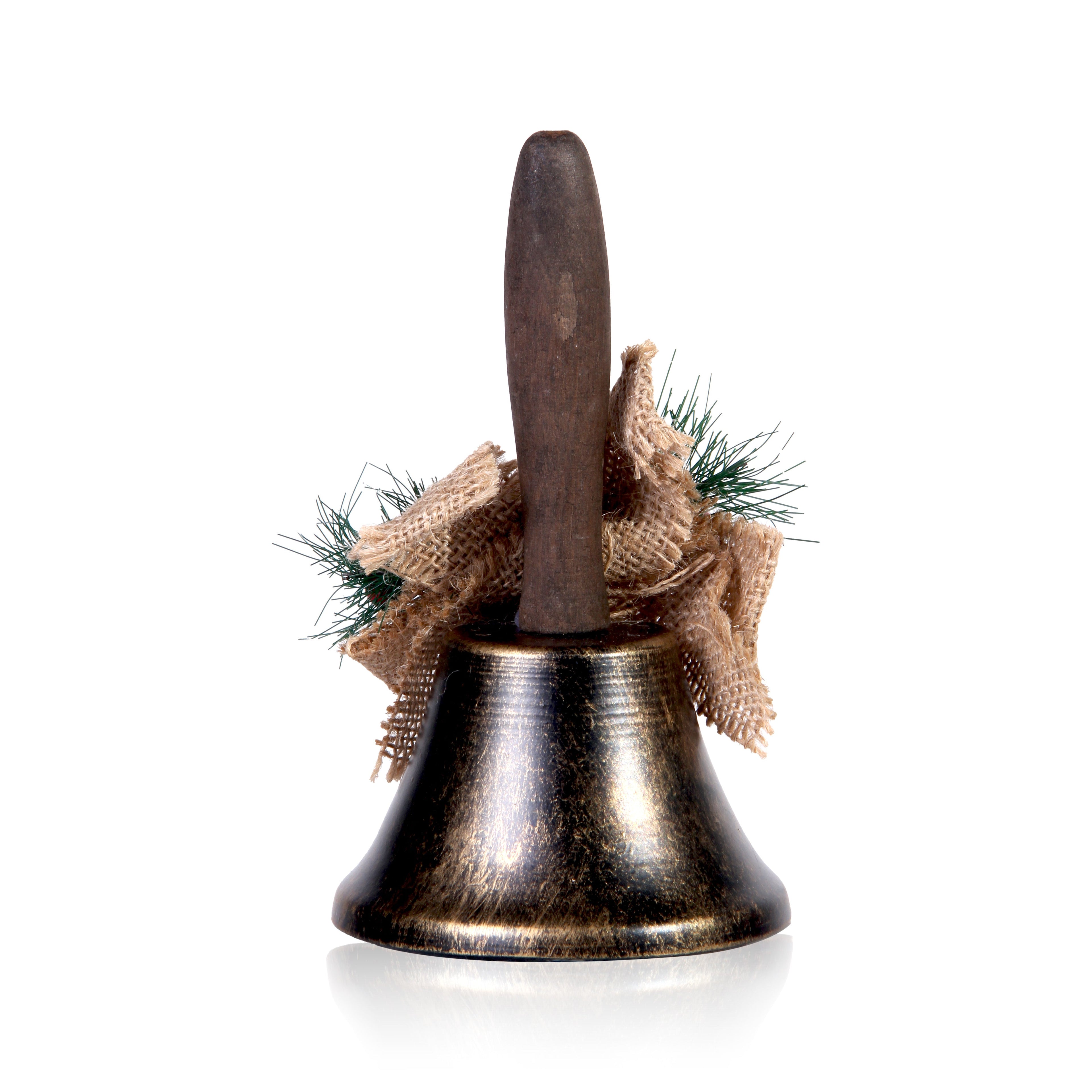 Vintage Santa Bell Assorted 10Cm 1Pc