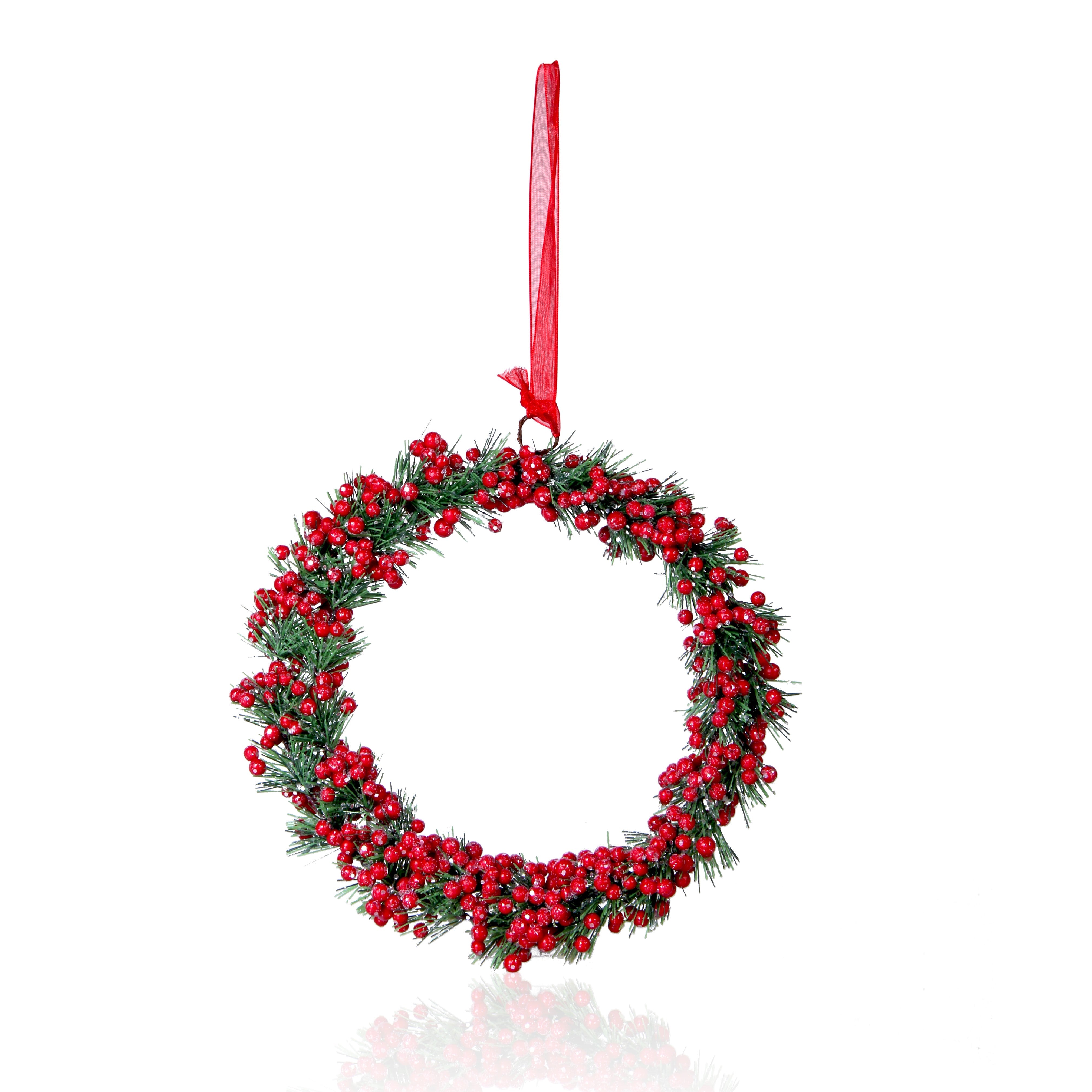 Hanging Mini Berry Wreath 20Cm