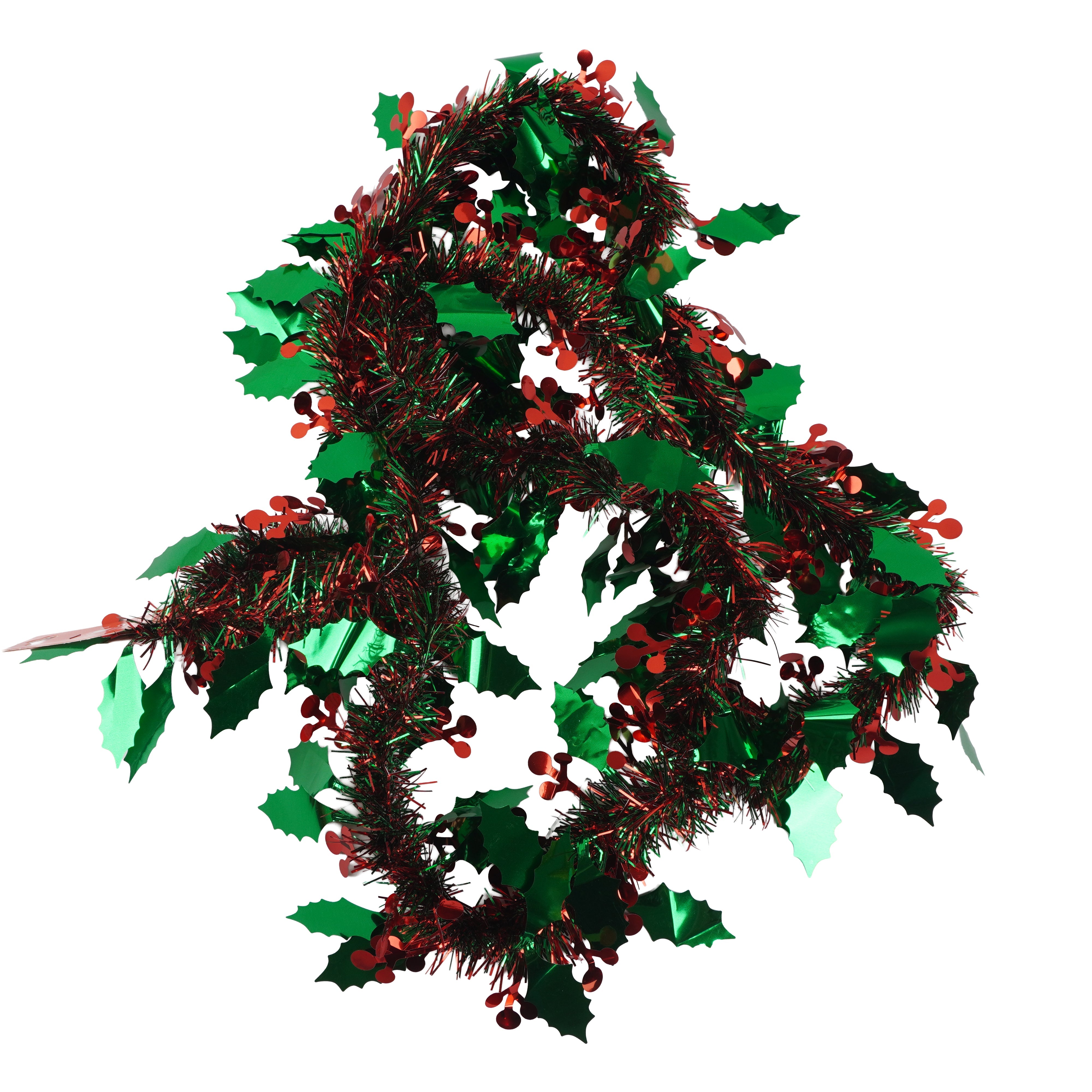Tinsel Holly 6cm 10ply 2 Meter