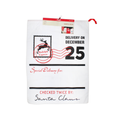 Santa Sack White Special Delivery 50x65cm XB2959