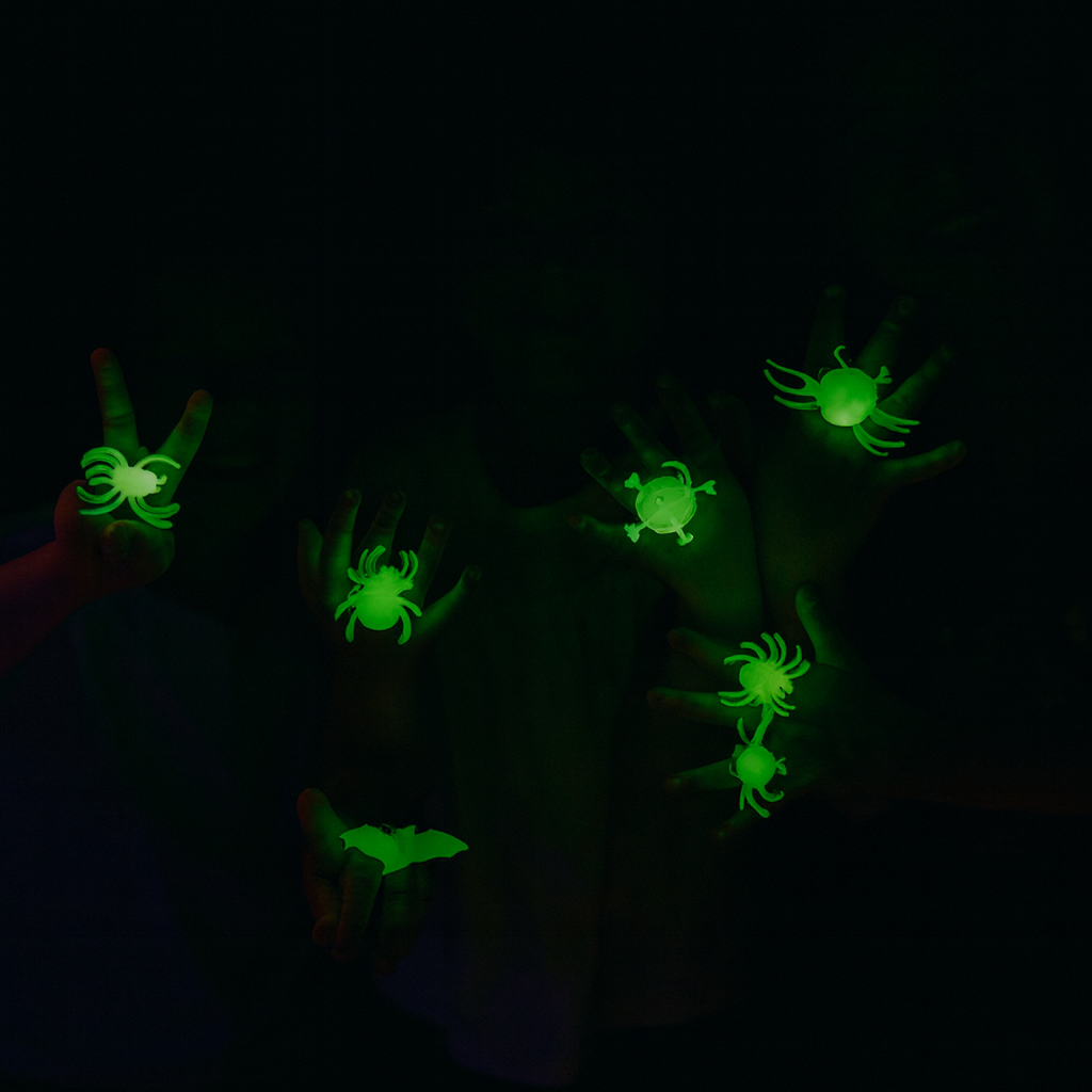 Glow in the Dark - Halloween Finger Rings 14pcs