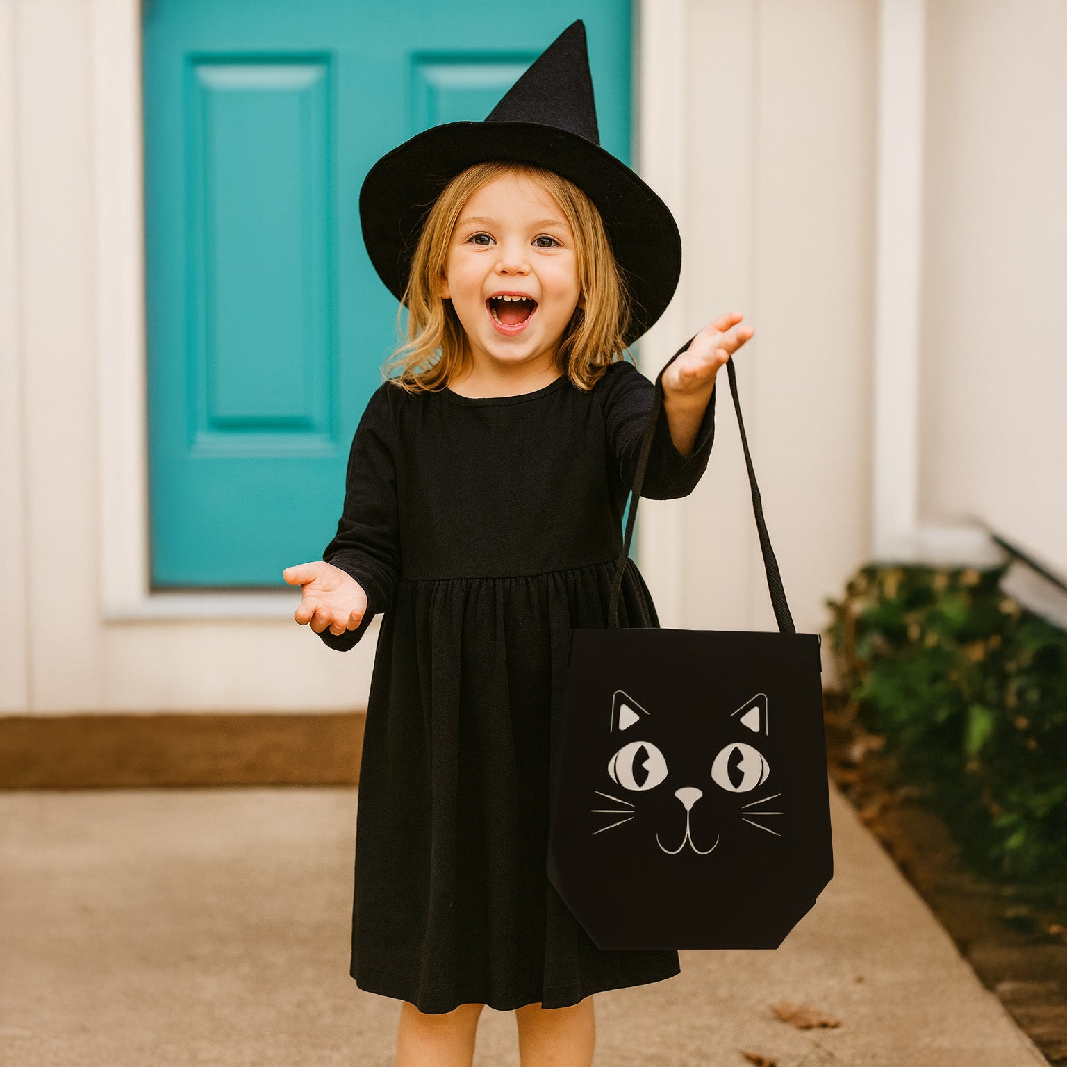 Trick or Treat Sacks Black 31.5 cm 1pc