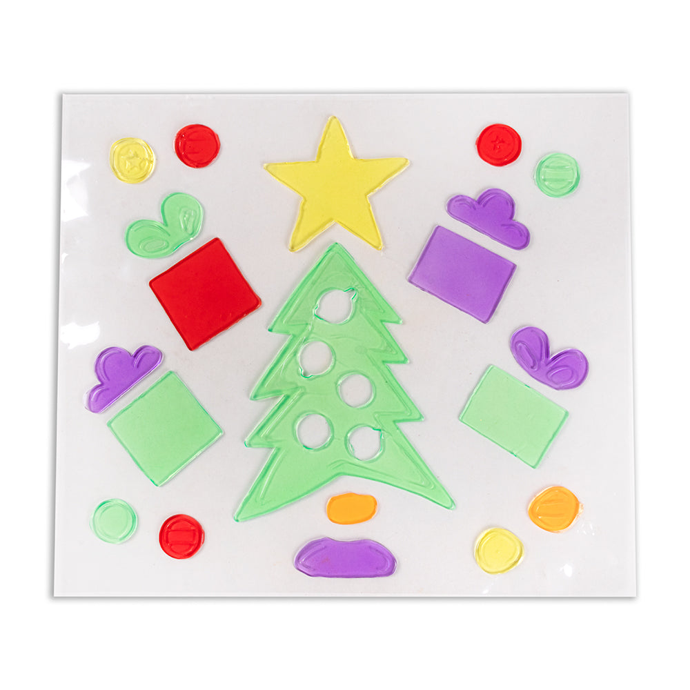 Window Cling Gel Sticker - Assorted, 1pack