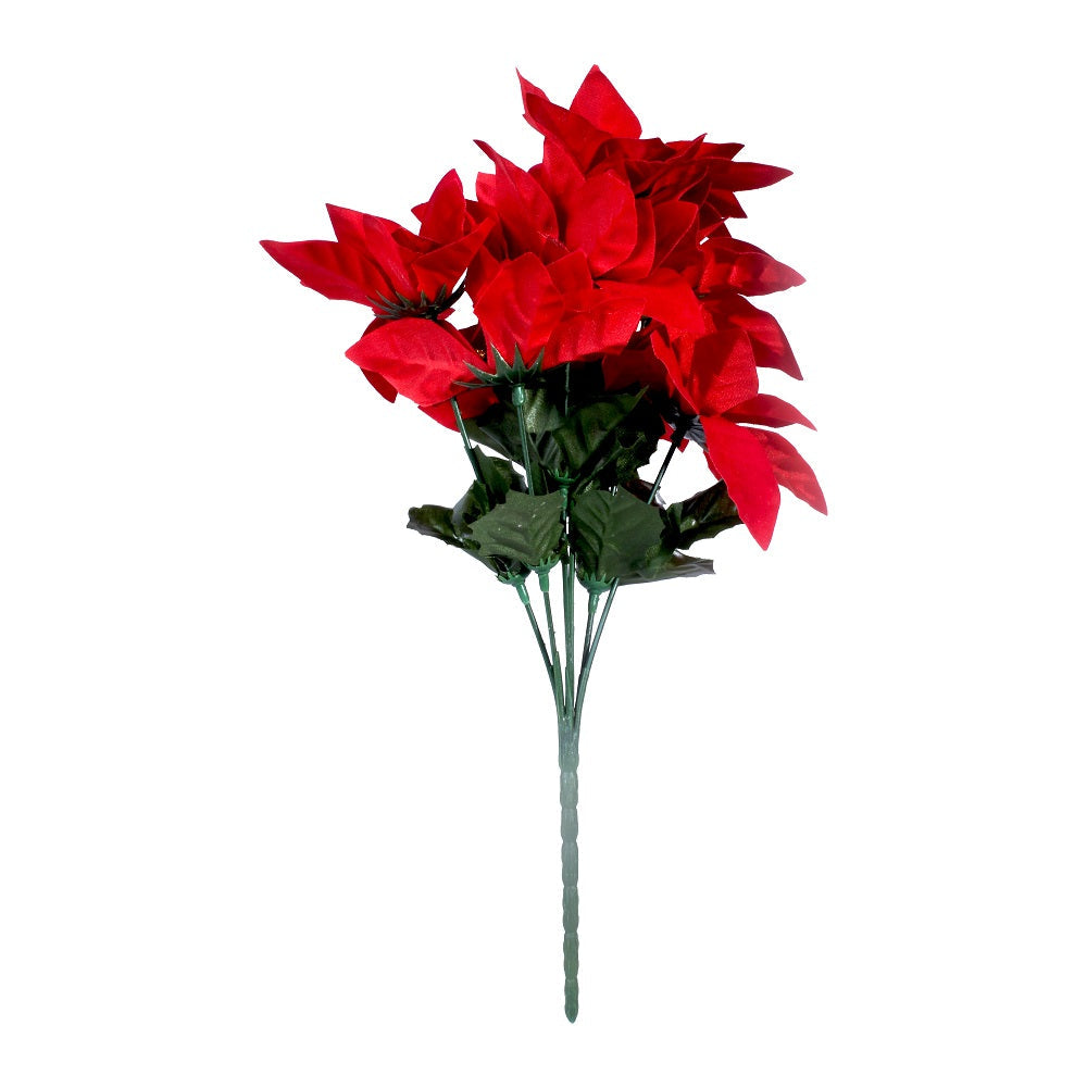 Christmas Artificial Flower Poinsettia 30Cm 1Pc