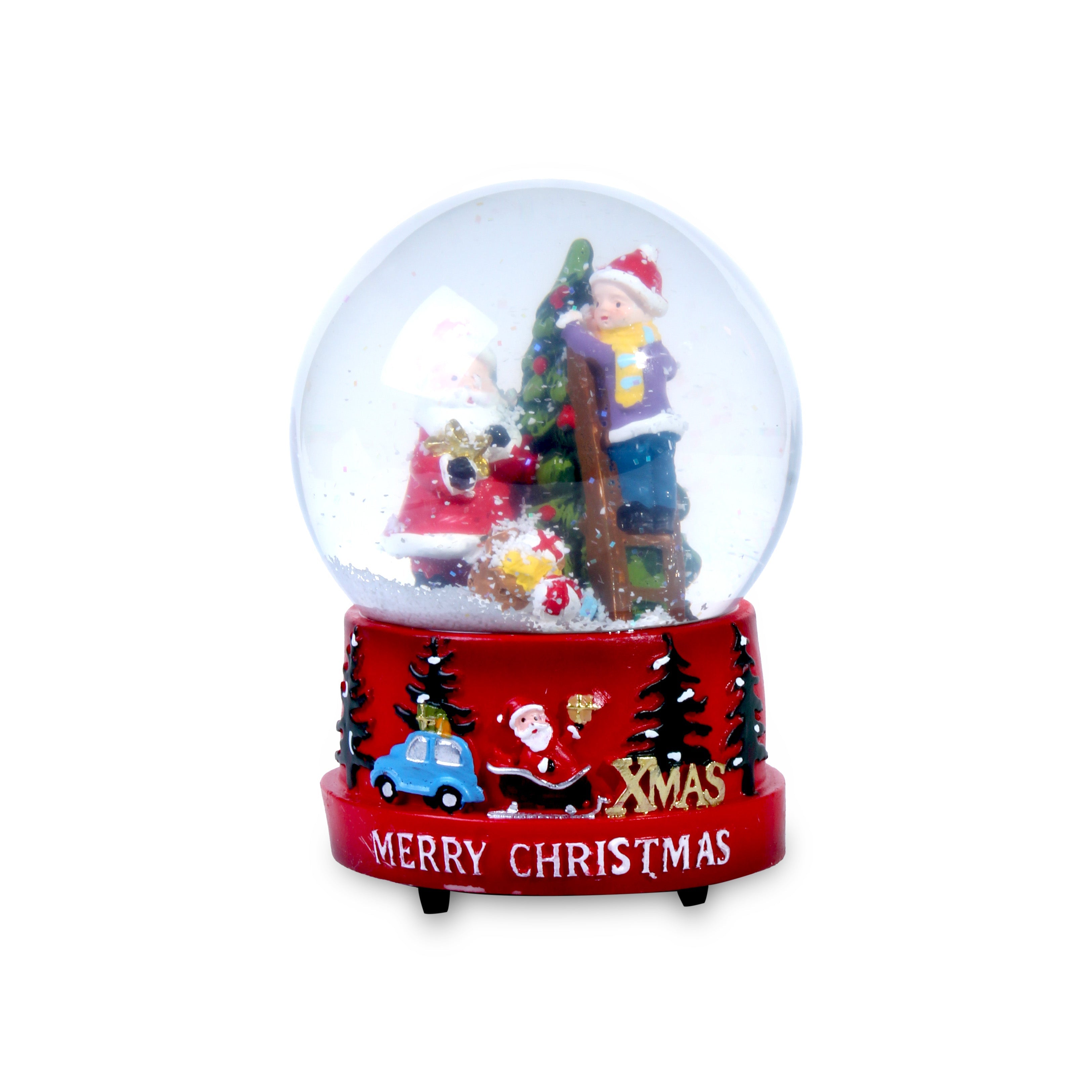 Musical Santa Waterball Assorted 1Pc