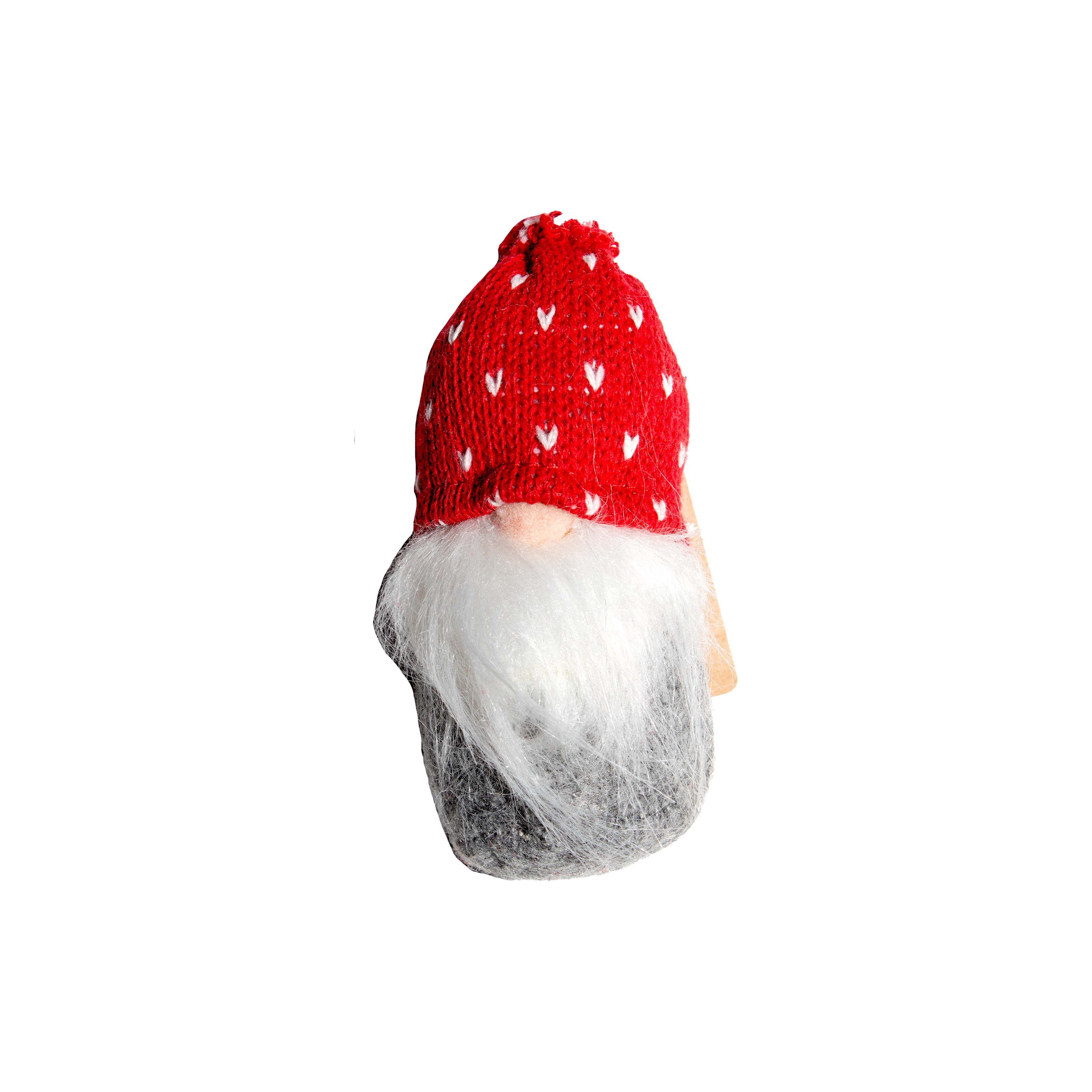 Hanging Gnome Knitted Beanie Assorted 10Cm 1Pc