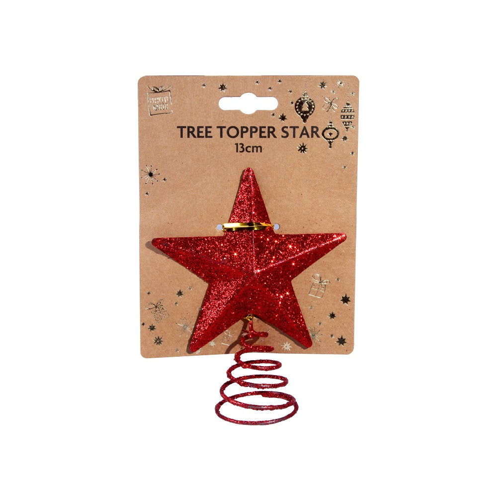Mini Star Topper Red 13Cm 1Pc