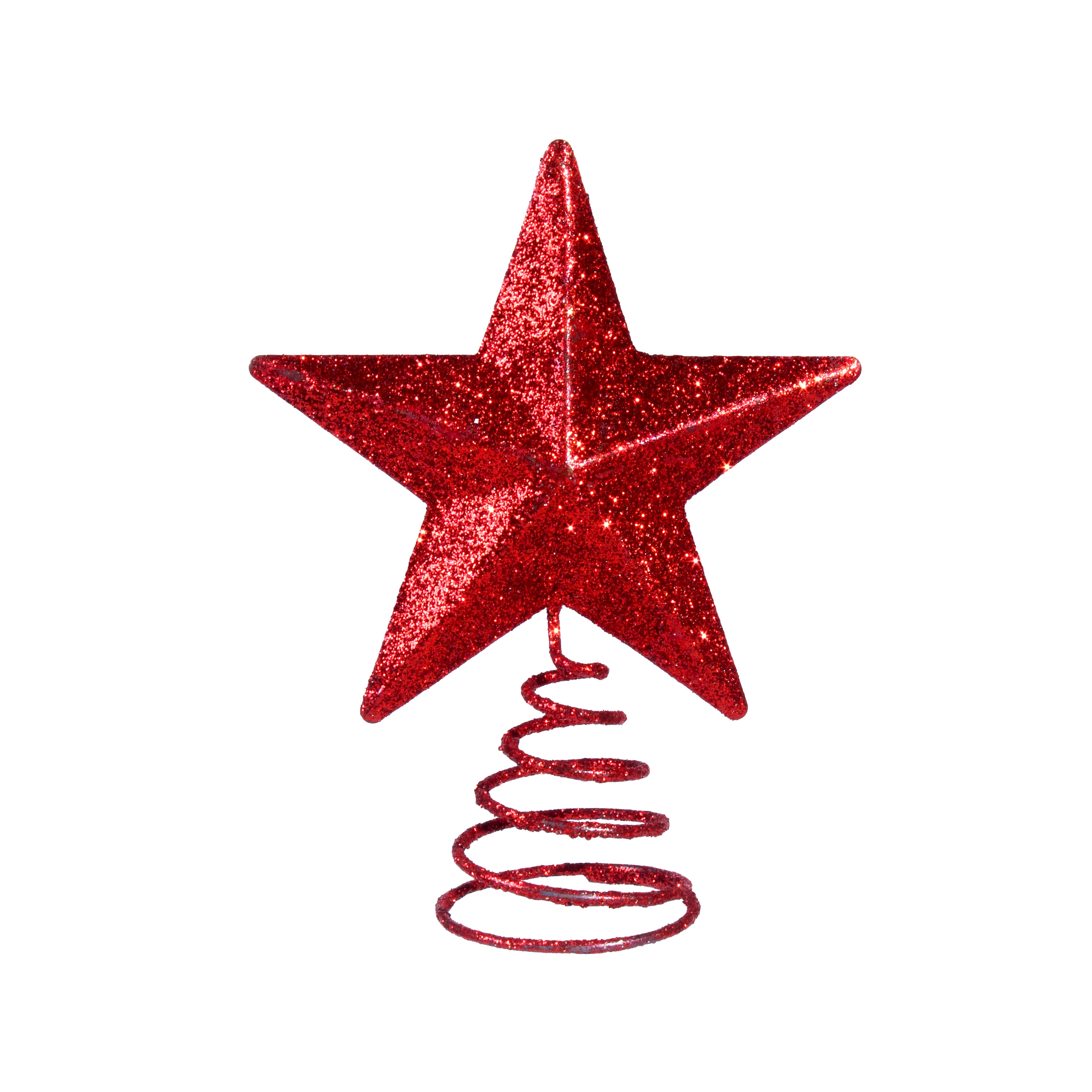 Mini Star Topper Red 13Cm 1Pc