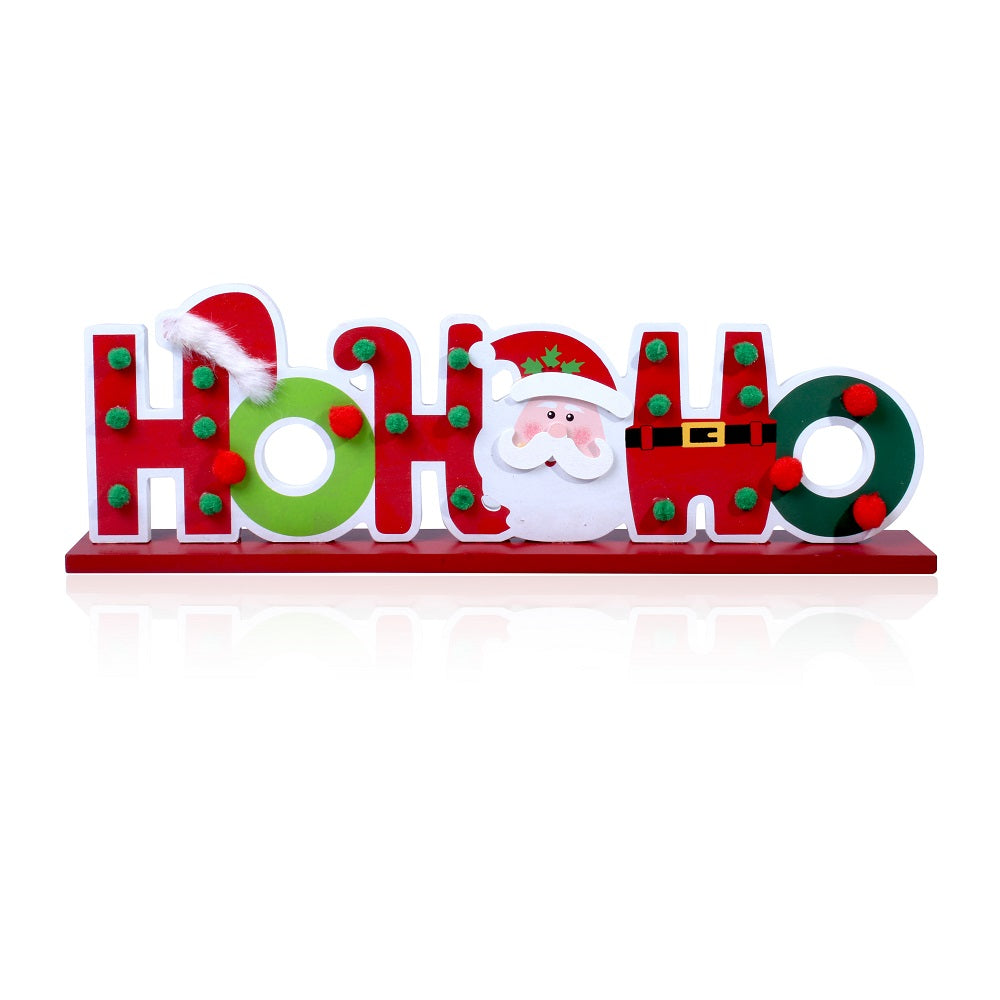Table Deco Hohoho 16 X 5Inch 1Pc
