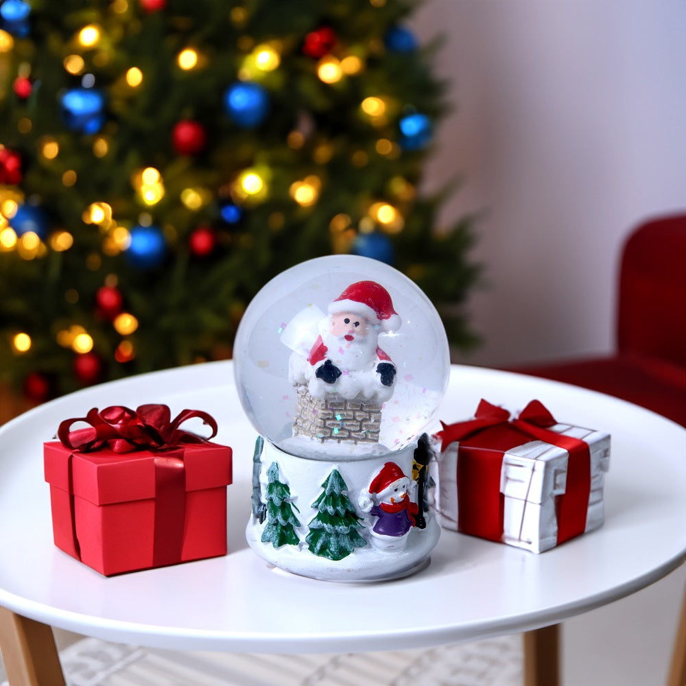 Waterball Wintery Santa Assorted (H-2.5 Inches approx. L-2 inches approx)