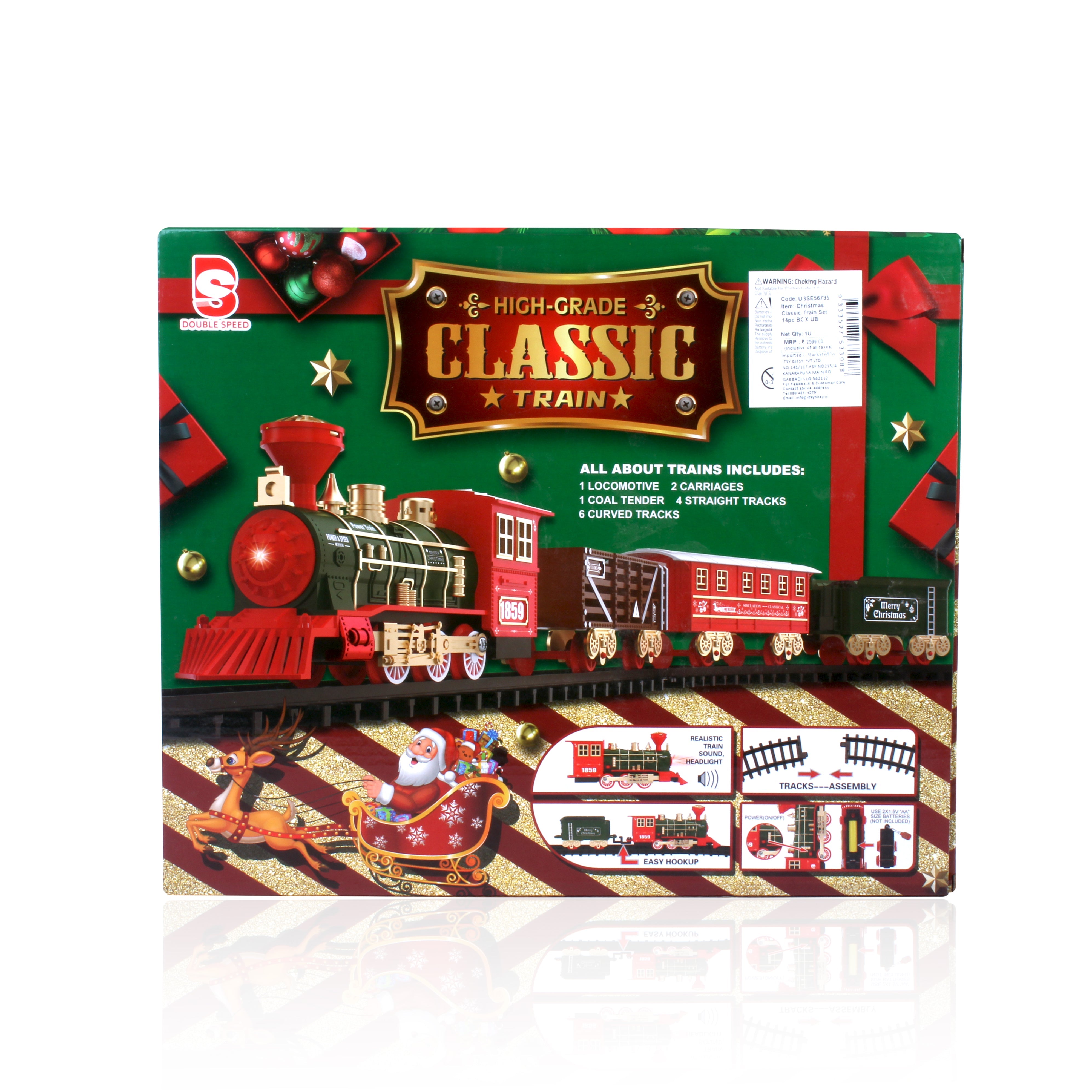 Christmas Classic Train Set 14Pc Box