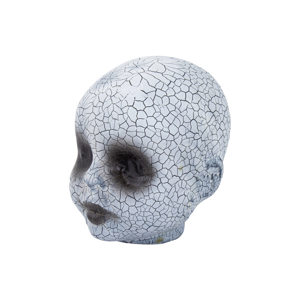 Doll Head Crackled Face 1pc