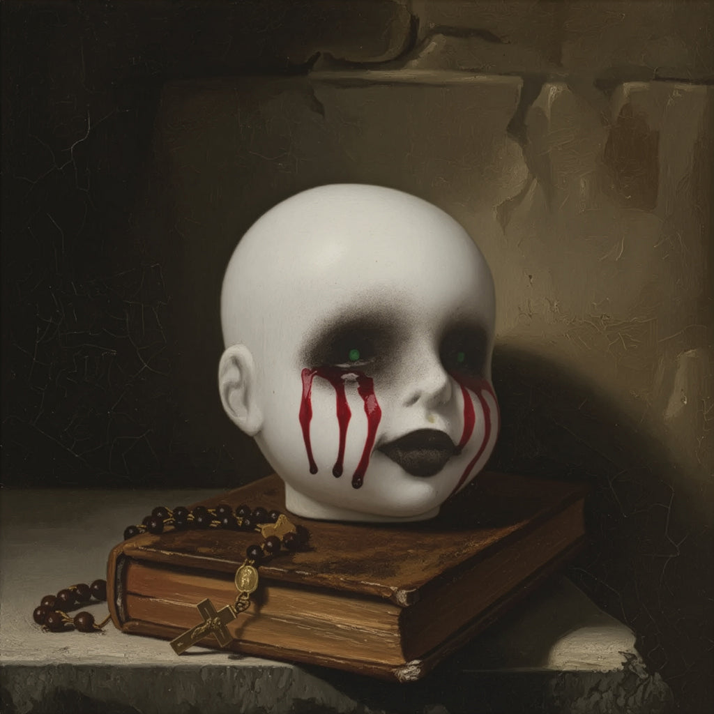 Doll Head Bloody Tears 1pc