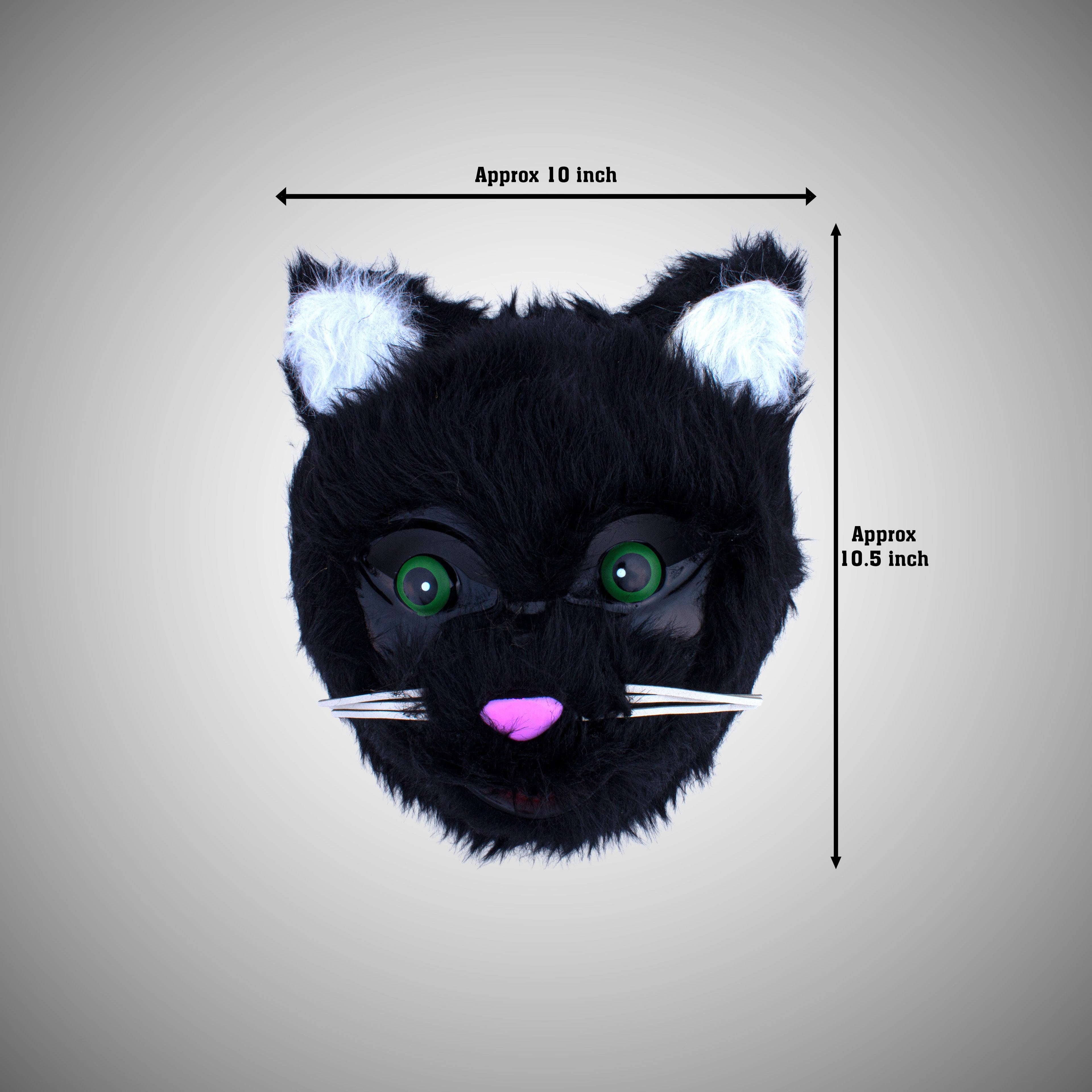 Animal Mask Black Fox 1pc