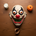 Halloween Mask Bulging Eye Joker 1pc