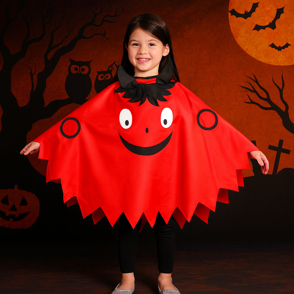 Devil Poncho for kids 1pc