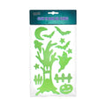 Glow-in-the-dark Gel Cling Scary Night 1pc