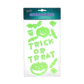 Glow-in-the-dark Gel Cling Trick or treat 1pc
