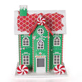 Peppermint Candy House Green 15.5 X 12 X 21cm 1pc