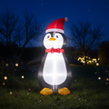 LED - Inflatable Christmas Decoration Electric Air Power Blow Up With Light Penguin 120cm 1pc