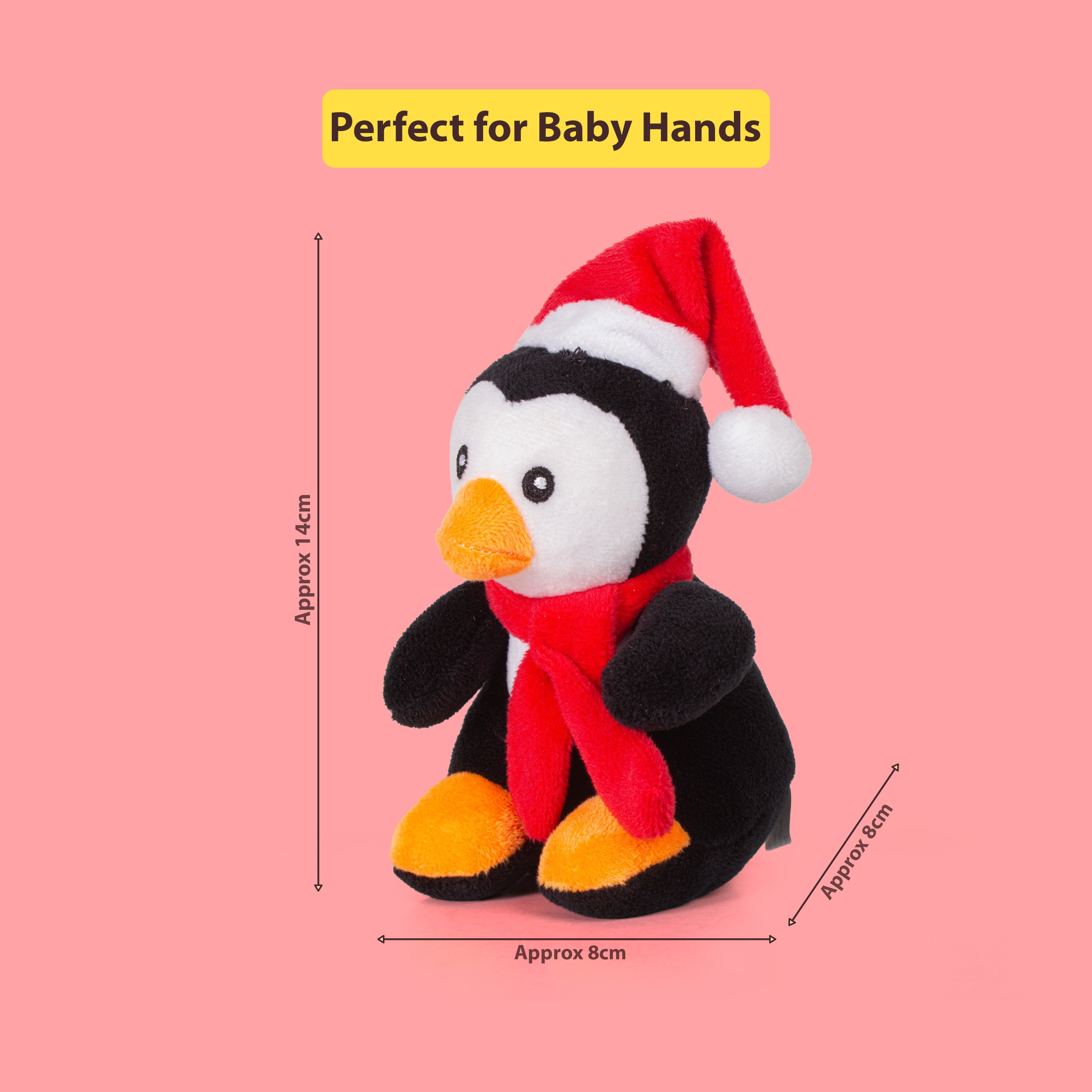 Christmas Soft Toys Penguin 8 X 8 X 14cm 1pc