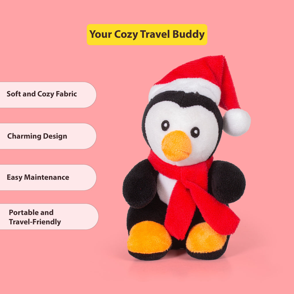 Christmas Soft Toys Penguin 8 X 8 X 14cm 1pc