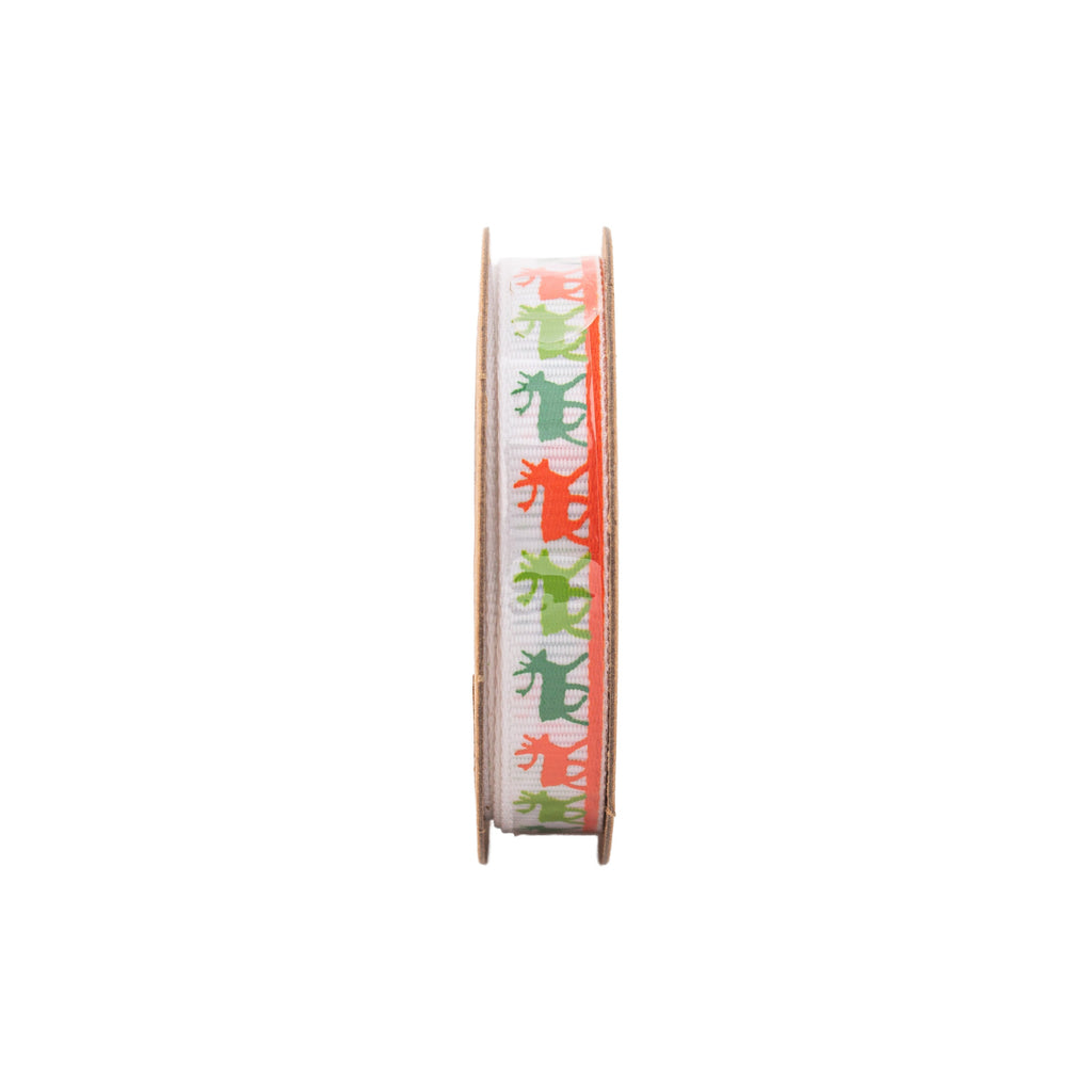 Christmas Ribbon Assorted 10mm X 2m 1 Roll