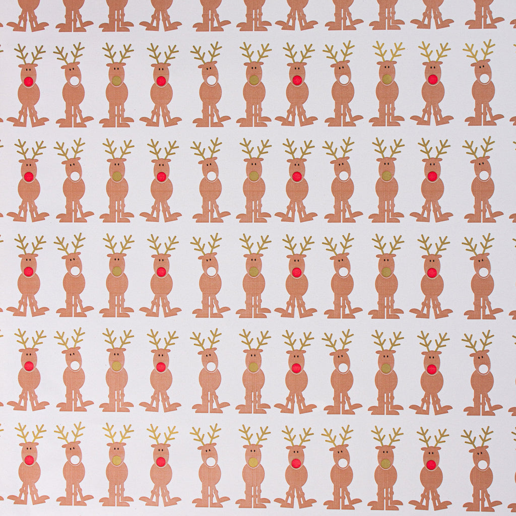 Christmas Gift Wrapping Paper Moose 70cm X 5m 1pc Roll