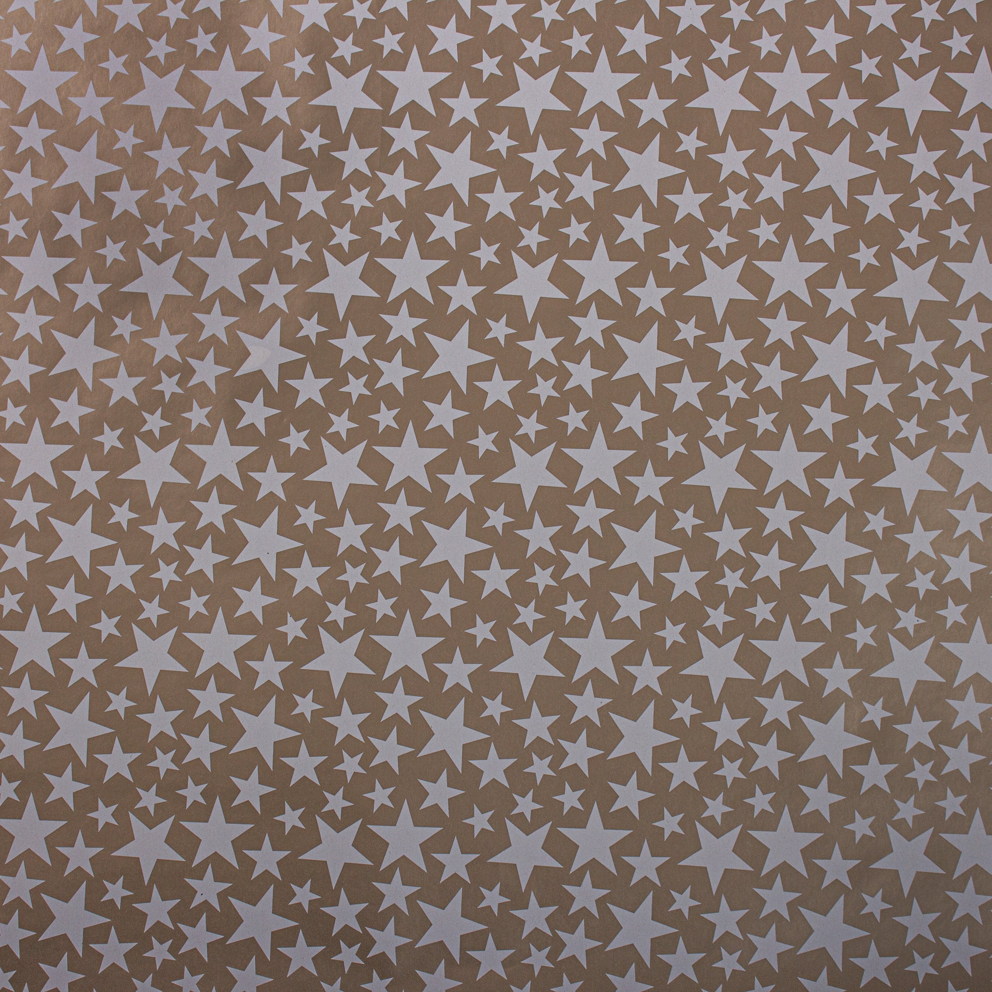 Christmas Gift Wrapping Paper Stars 70cm X 5m 1pc Roll