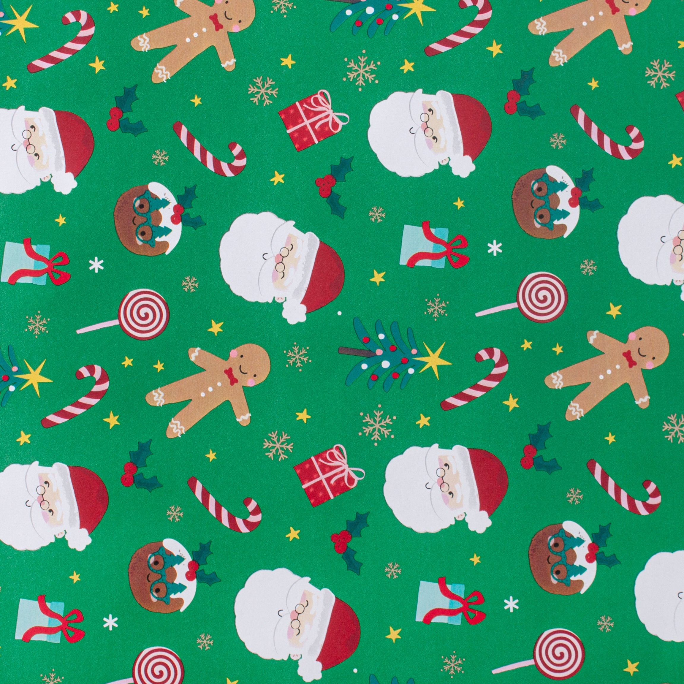 Christmas Gift Wrapping Paper Santa Gifts 70cm X 5m 1pc Roll