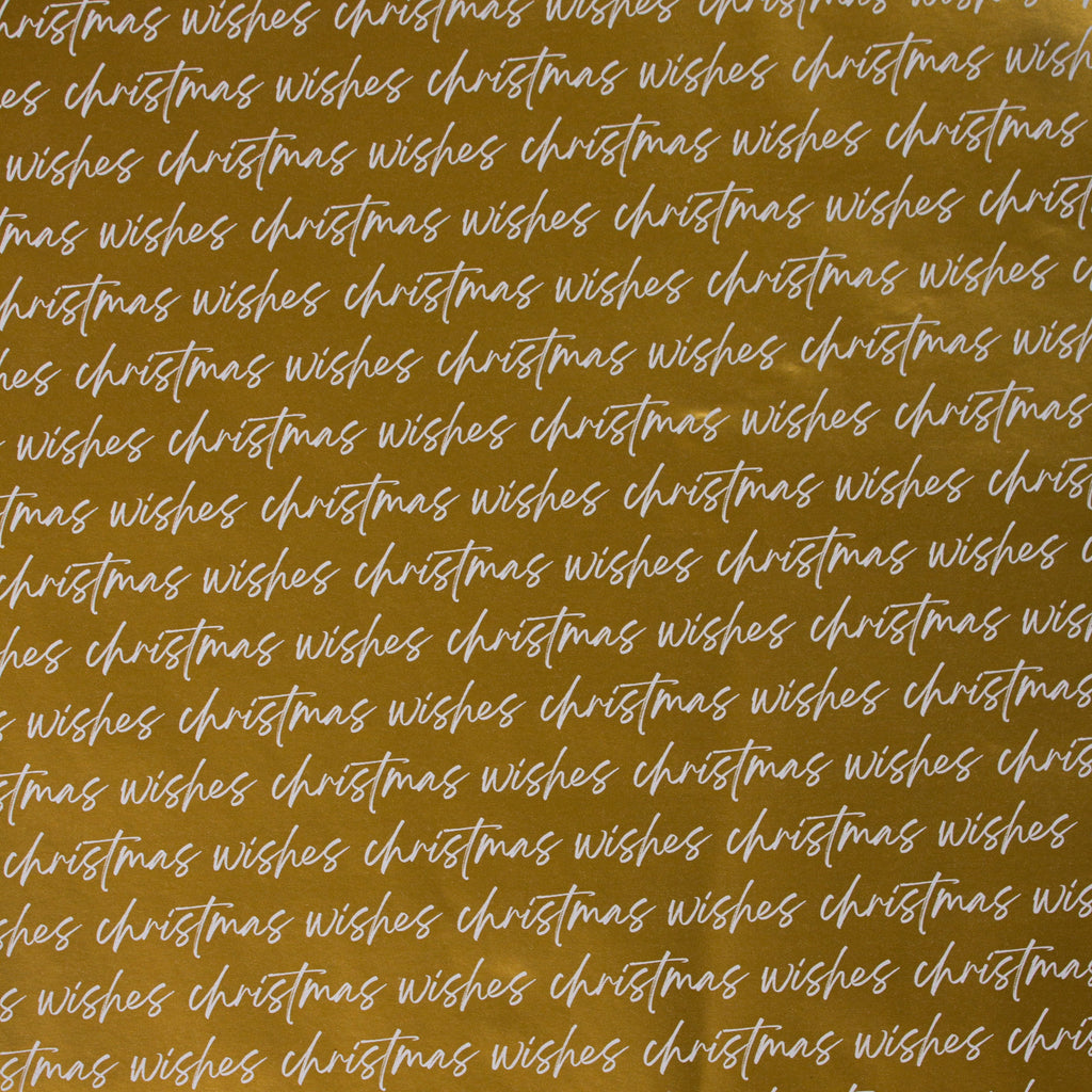 Christmas Gift Wrapping Paper Christmas Wishes 70cm X 5m 1pc Roll