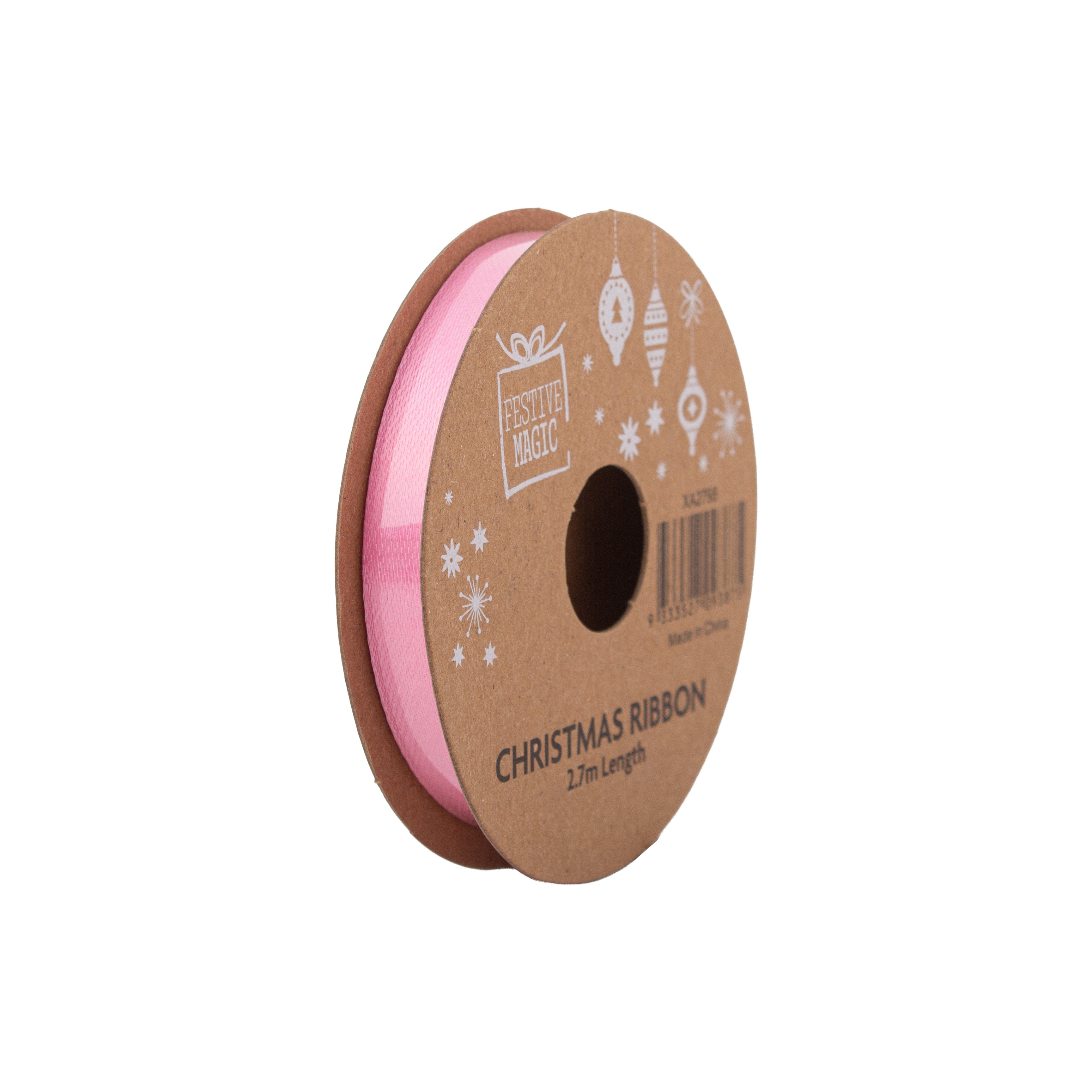 Ribbon Festive Collection Merry Medley 2.7m 5pcs Roll