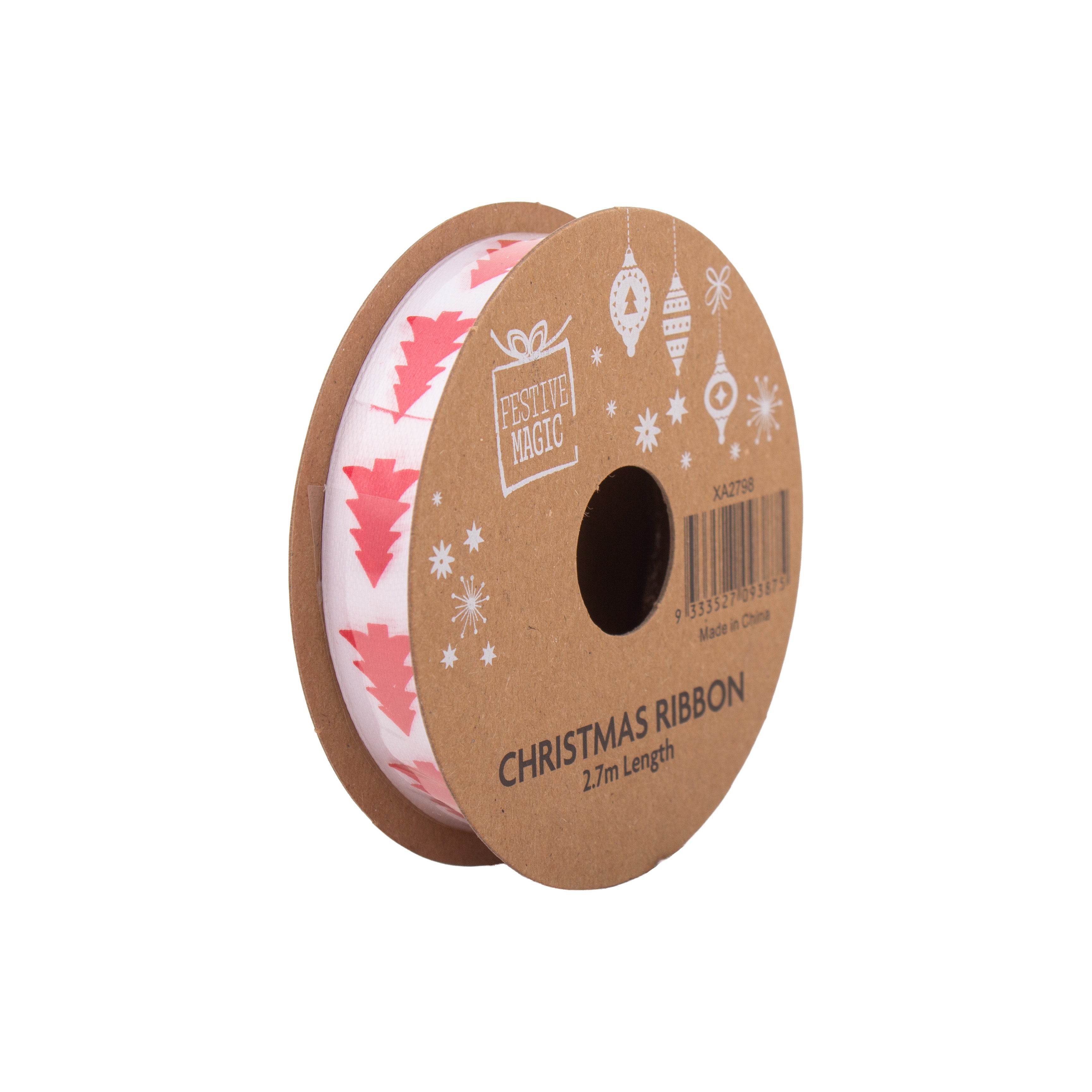 Ribbon Festive Collection Festive Medley 2.7m 5pcs Roll