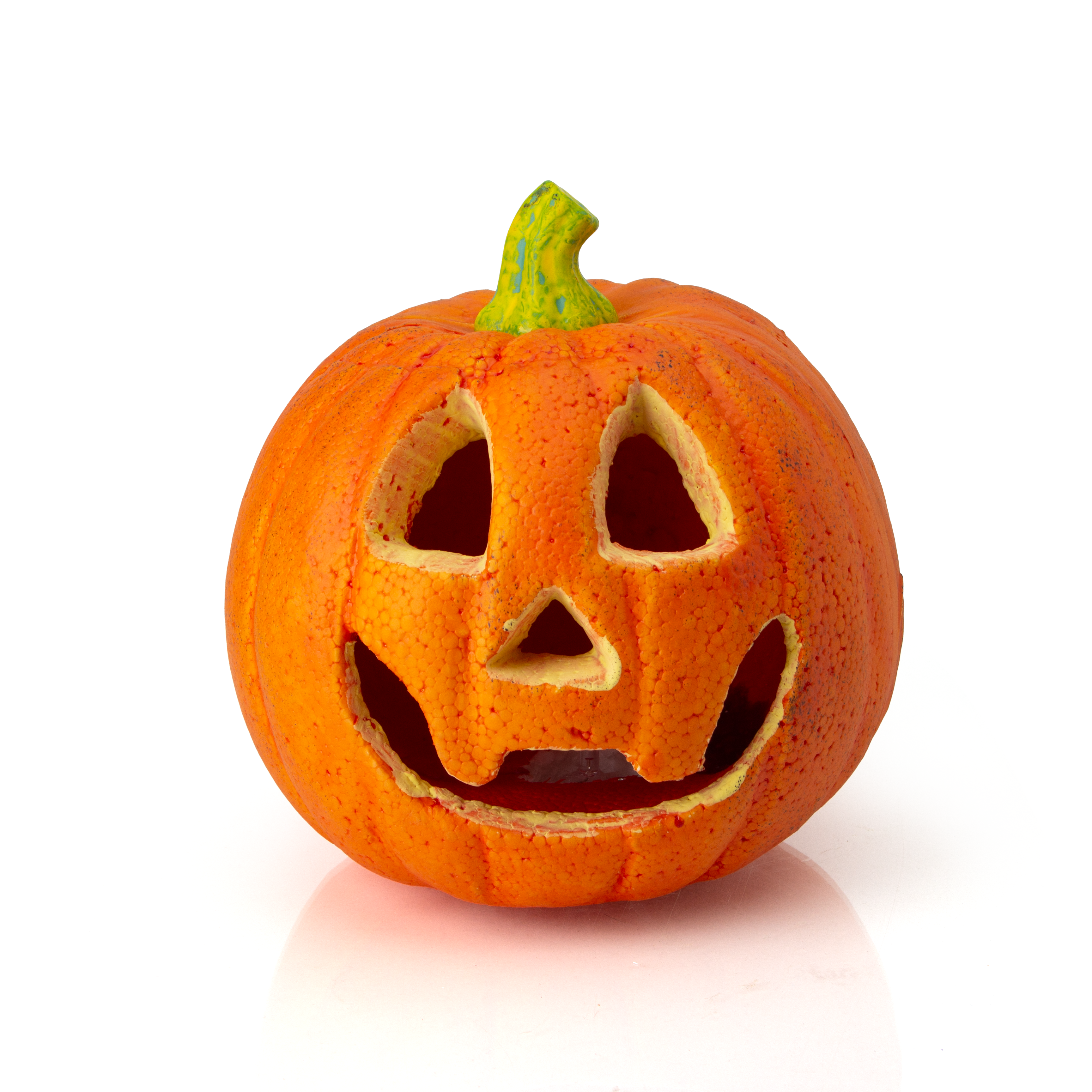 Halloween Pumpkin with Red LED Light 1pc