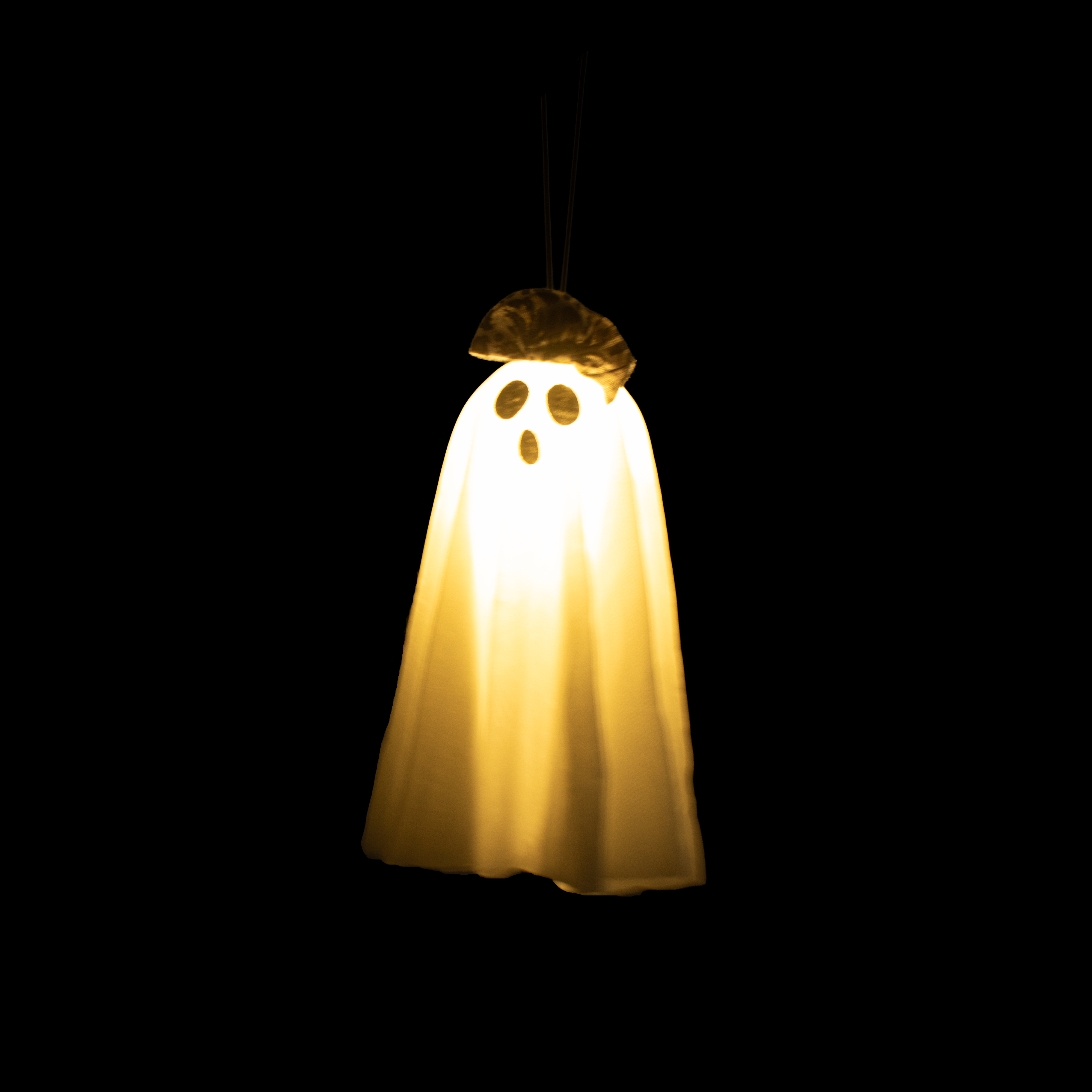 Hanging Ghost With 5pcs Warm Light L 11inch X W 7cm 1pc