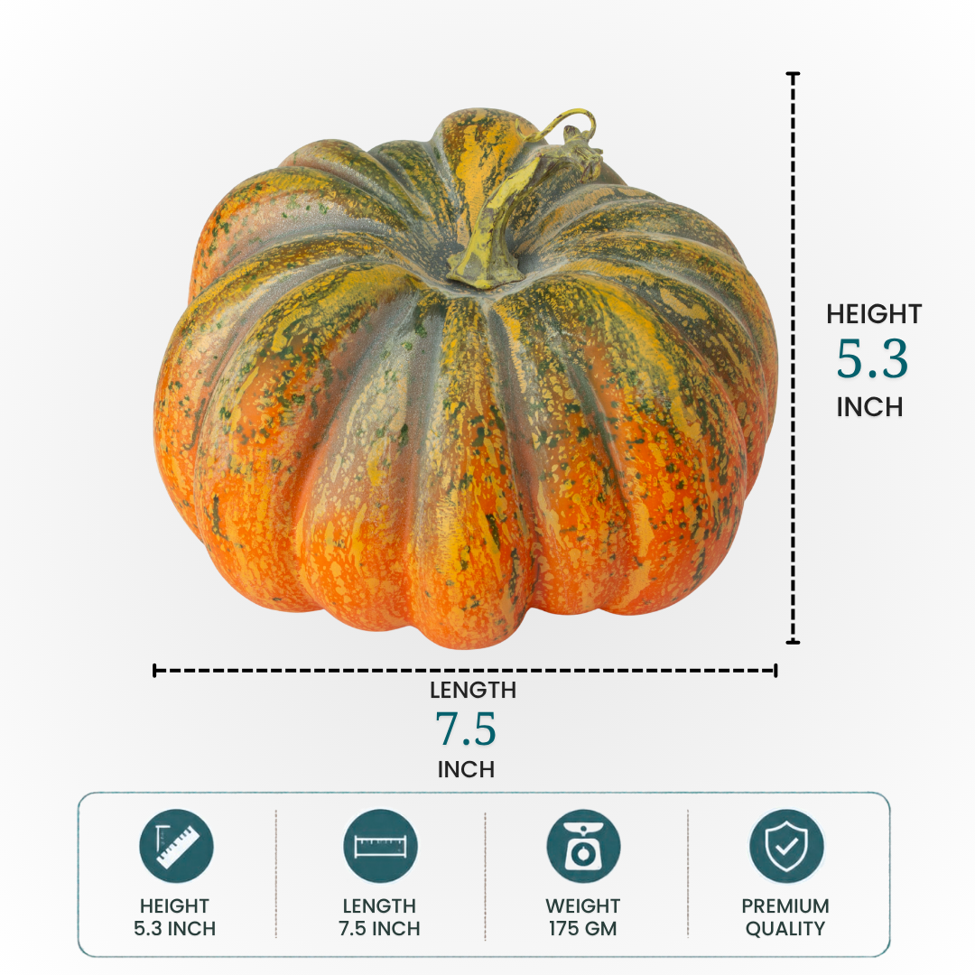 Artificial Pumpkin 7.75inch 1pc