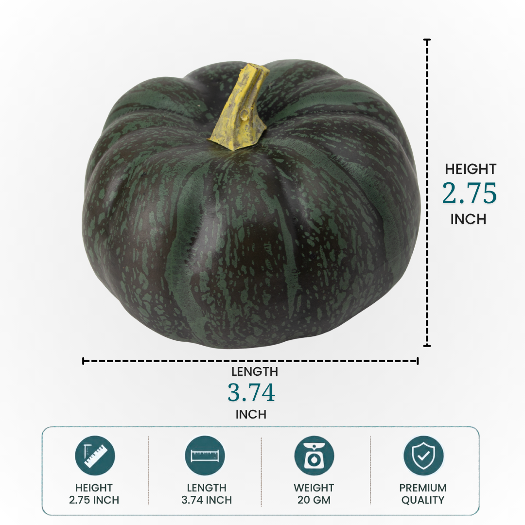 Artificial Pumpkin L 3.74 X W 2.75inch 1pc