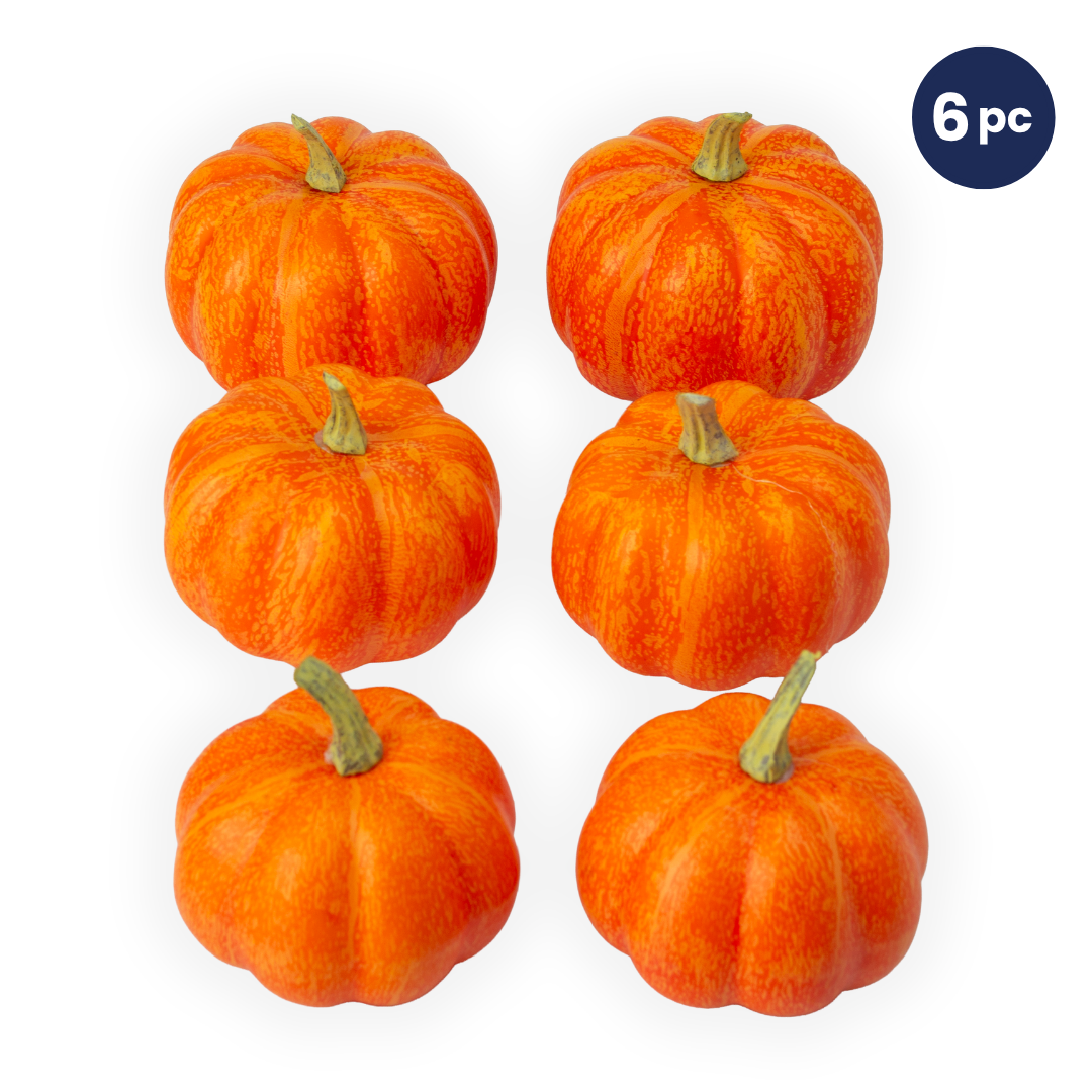 Artificial Pumpkin L 6 X W 4cm 4pc